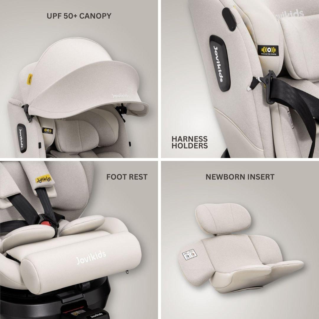 Milkstone - JoviKids - JoviKids Ranger 2 Car Seat - Milkstone - 4