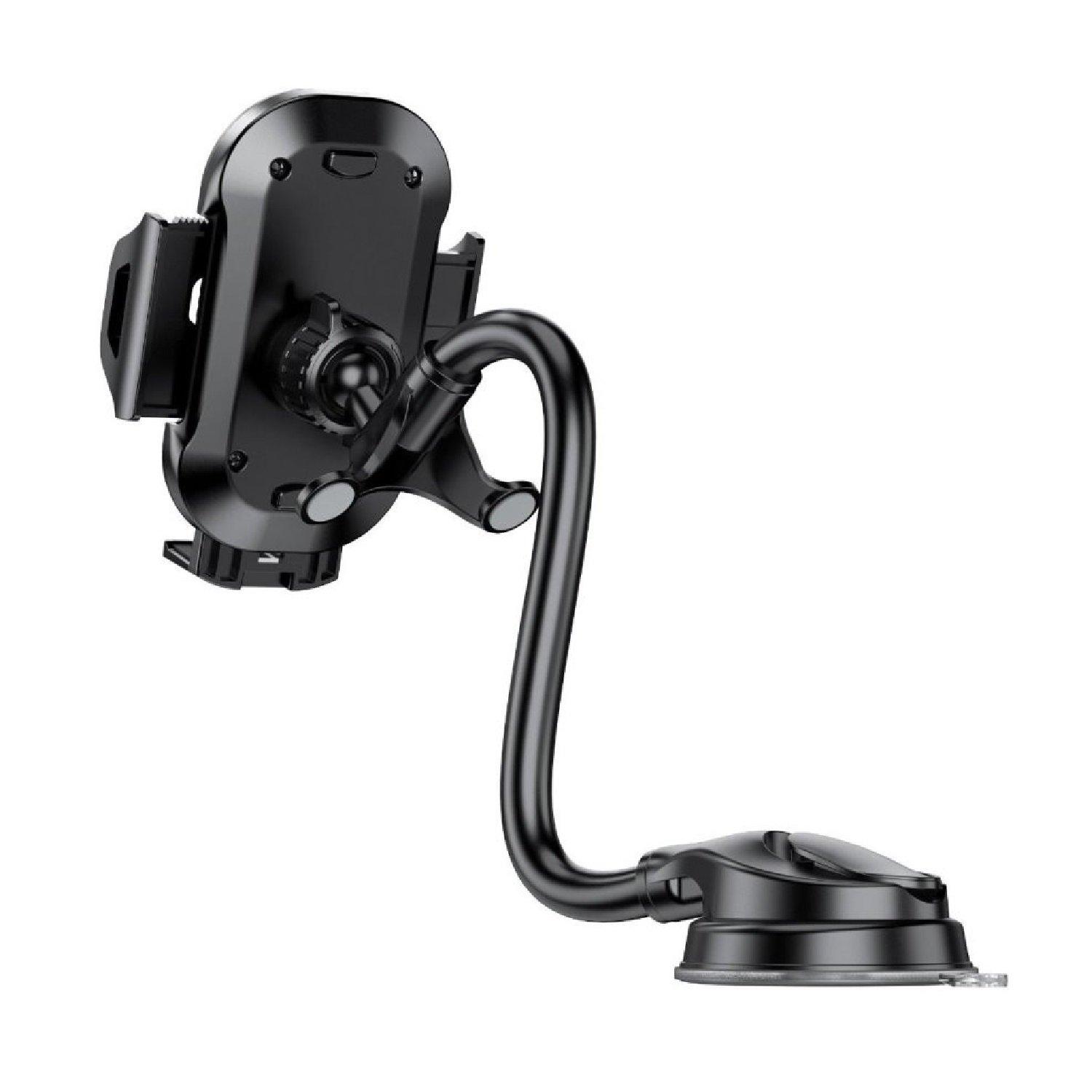 Black - XO - XO - Flexible Suction Windscreen Holder - Black - 3