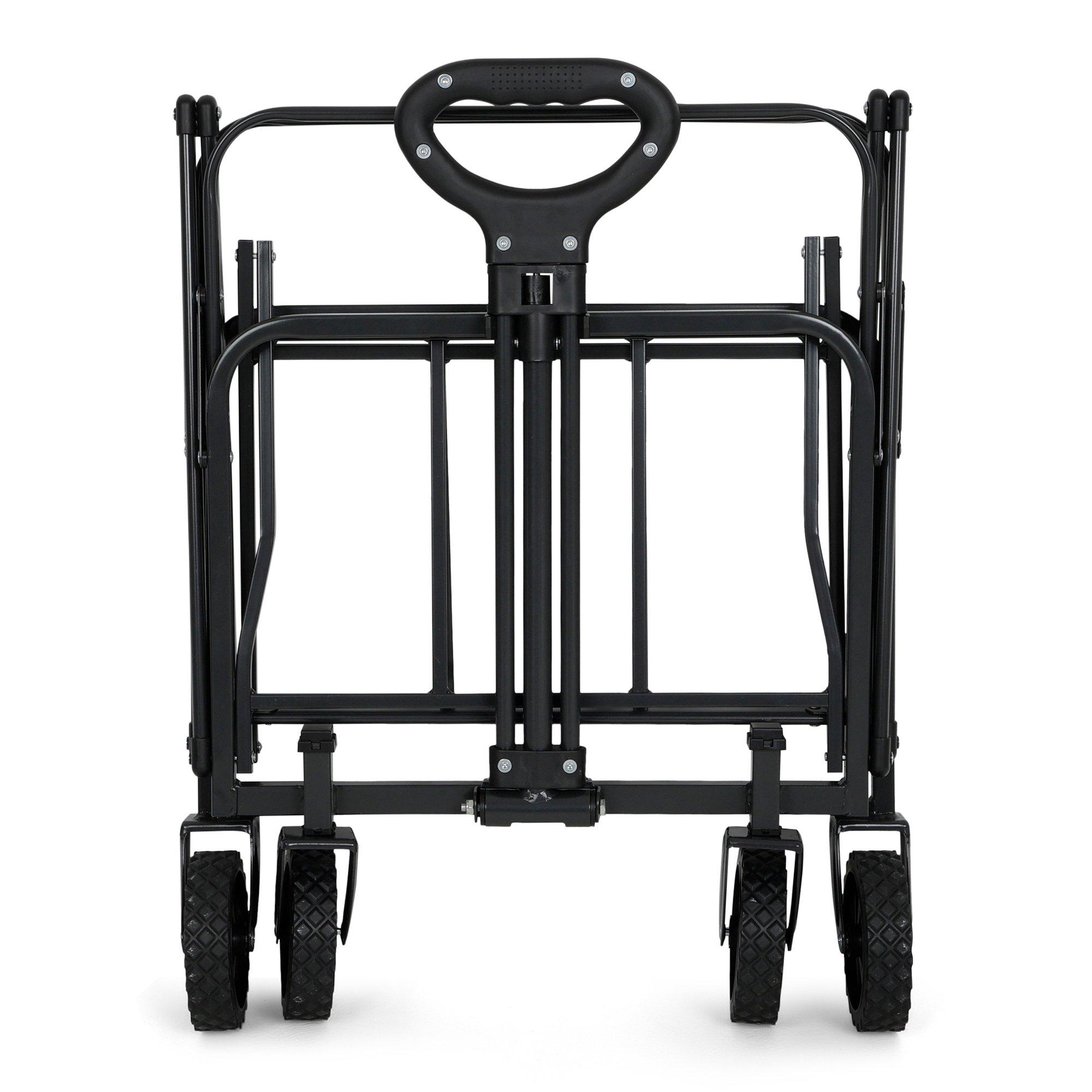 Black - Regatta - Folding Sturdy-Steel Camping Cart - 3