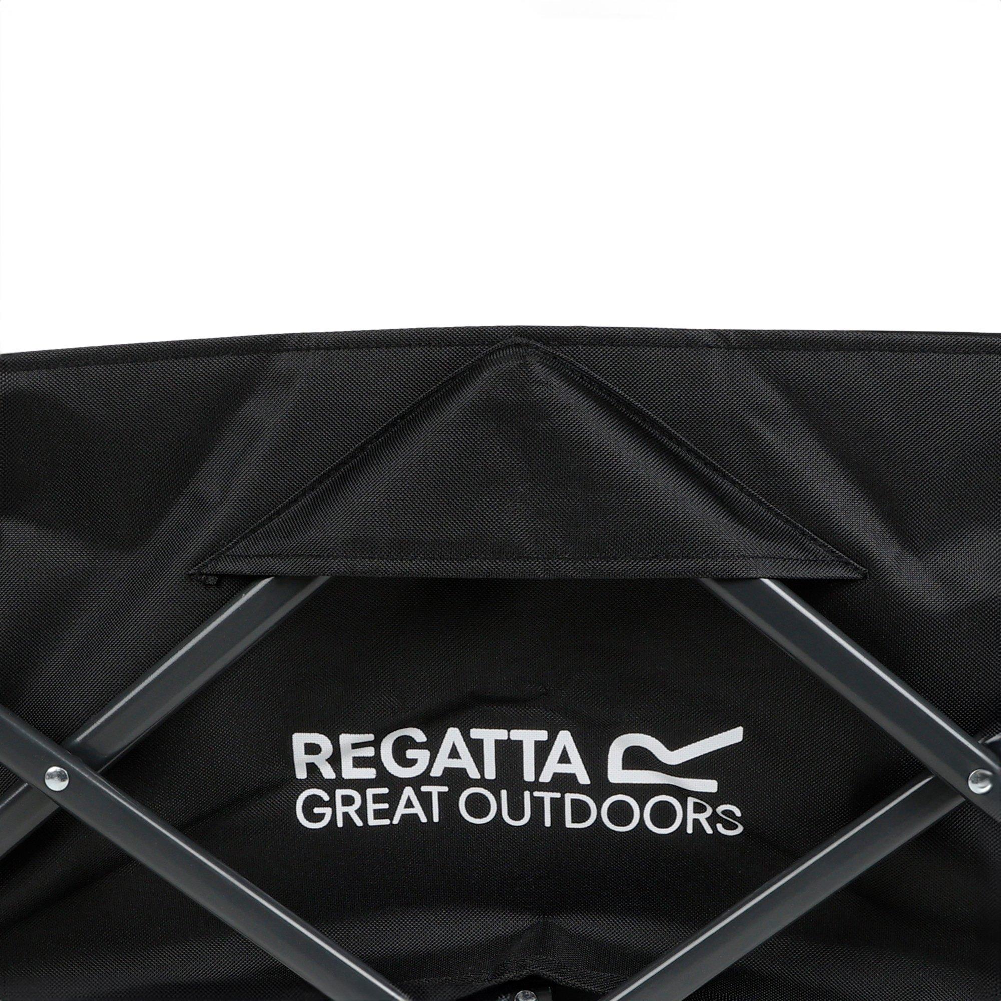 Black - Regatta - Folding Sturdy-Steel Camping Cart - 4