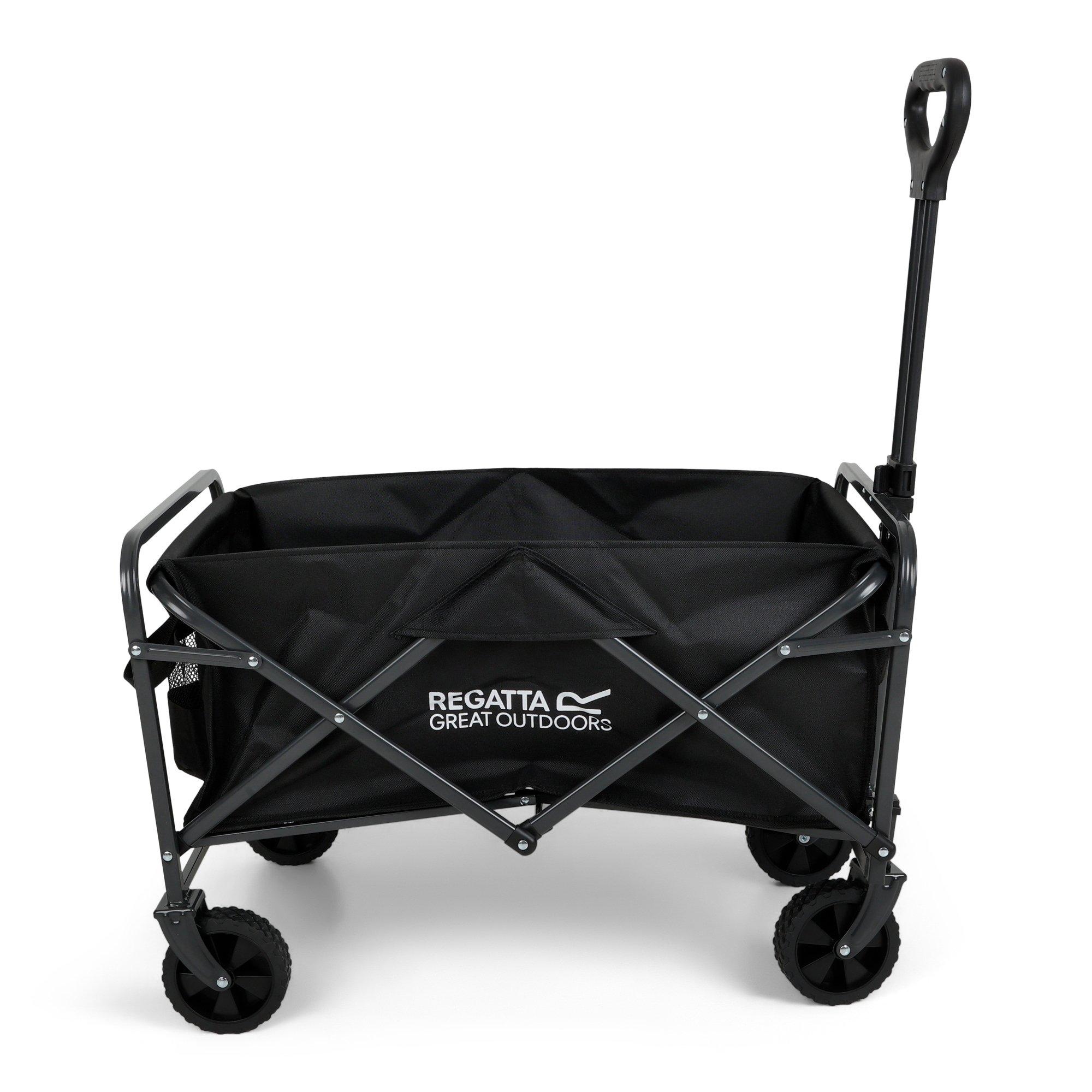 Black - Regatta - Folding Sturdy-Steel Camping Cart - 5