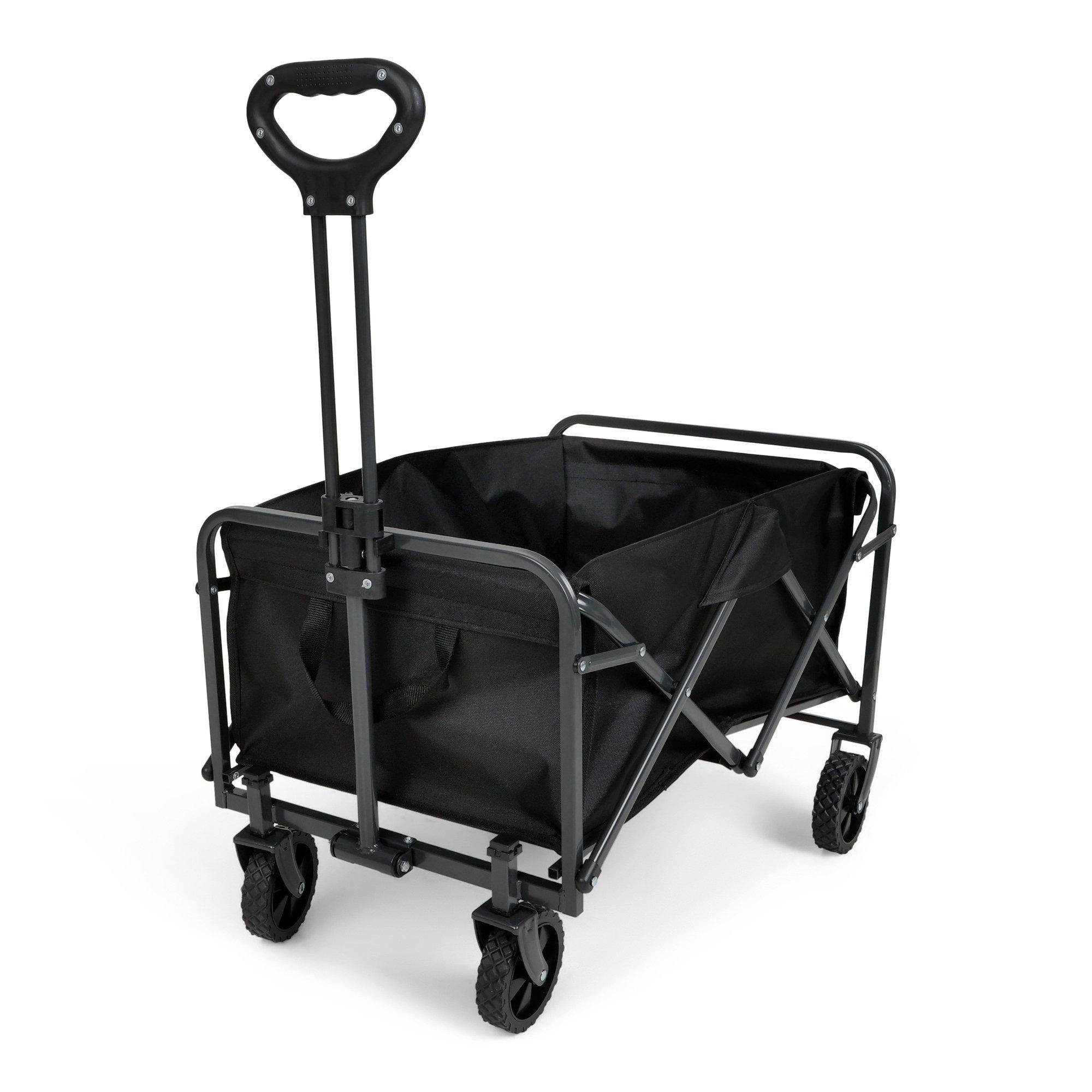 Black - Regatta - Folding Sturdy-Steel Camping Cart - 6