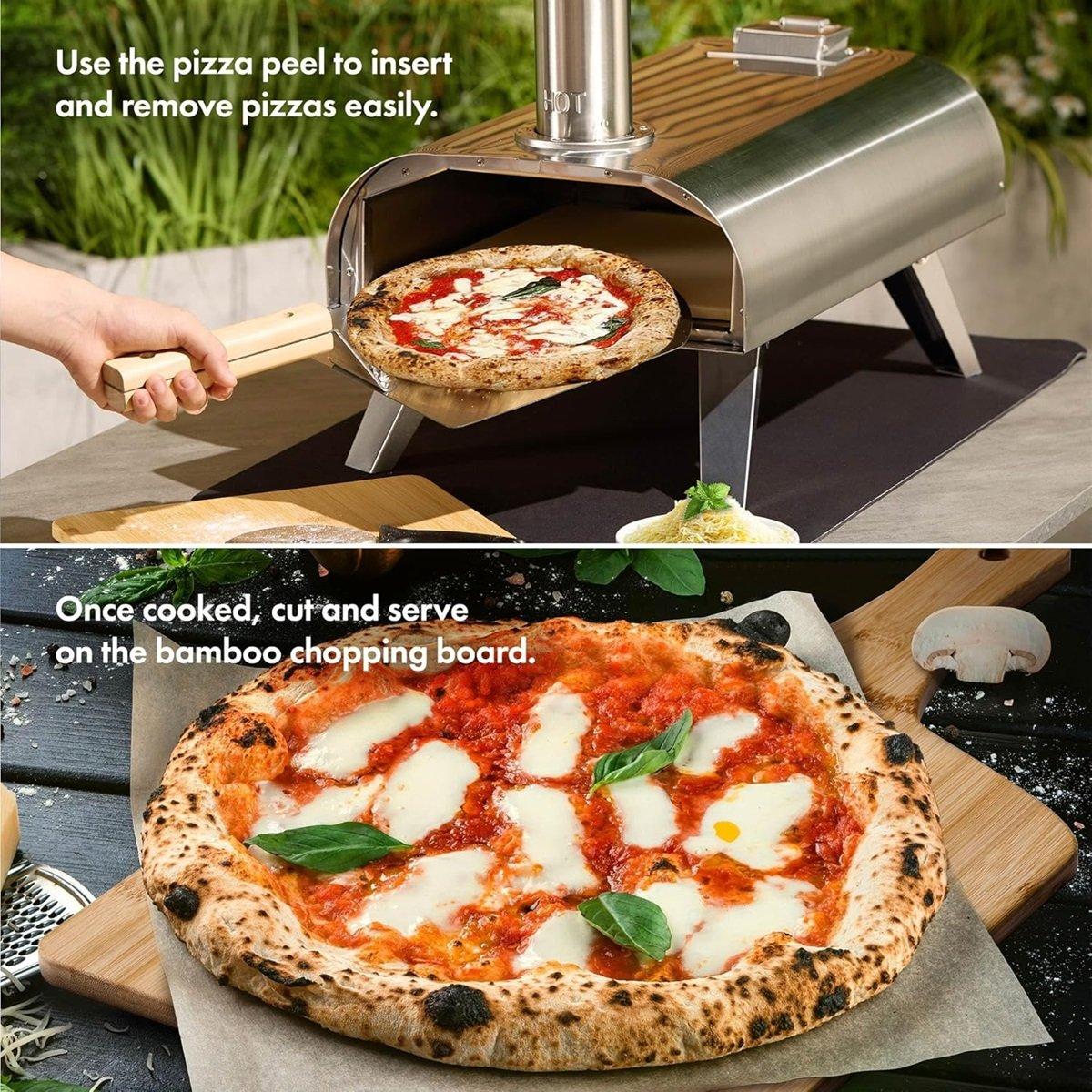 Silver - VonHaus - Table Top Pizza Oven with Accessories - 5