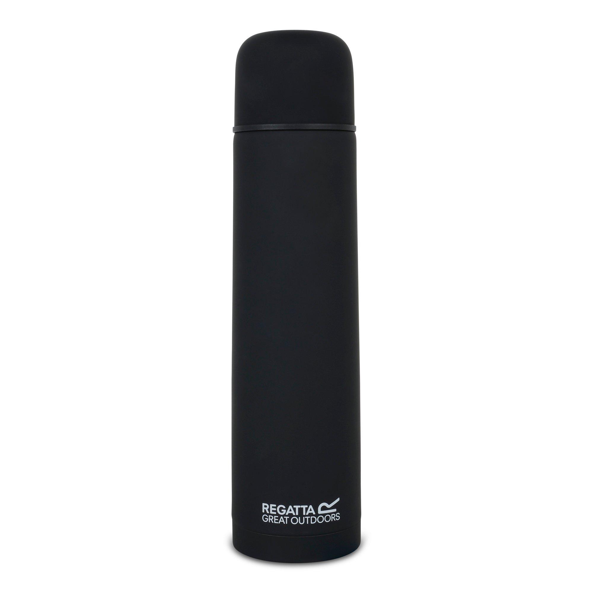 Black - Regatta - Insulated Vacuum 1L Leak-Proof Flask - 1