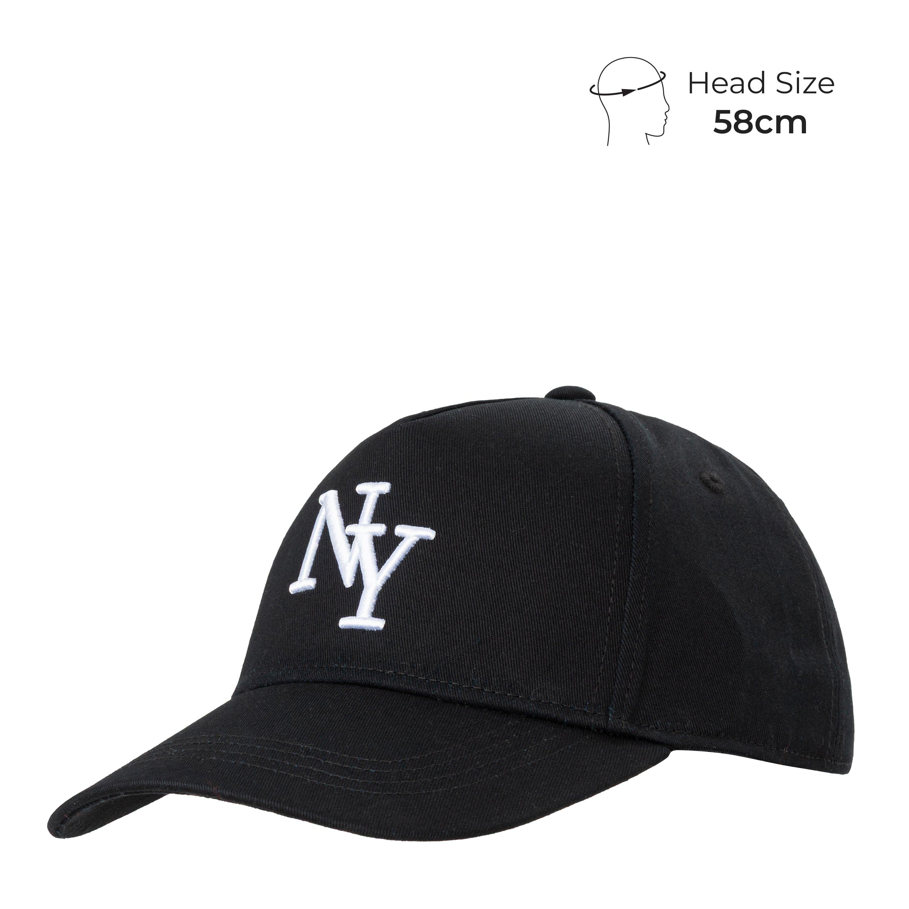 Fabric Classic NY Baseball Cap Mens - Black