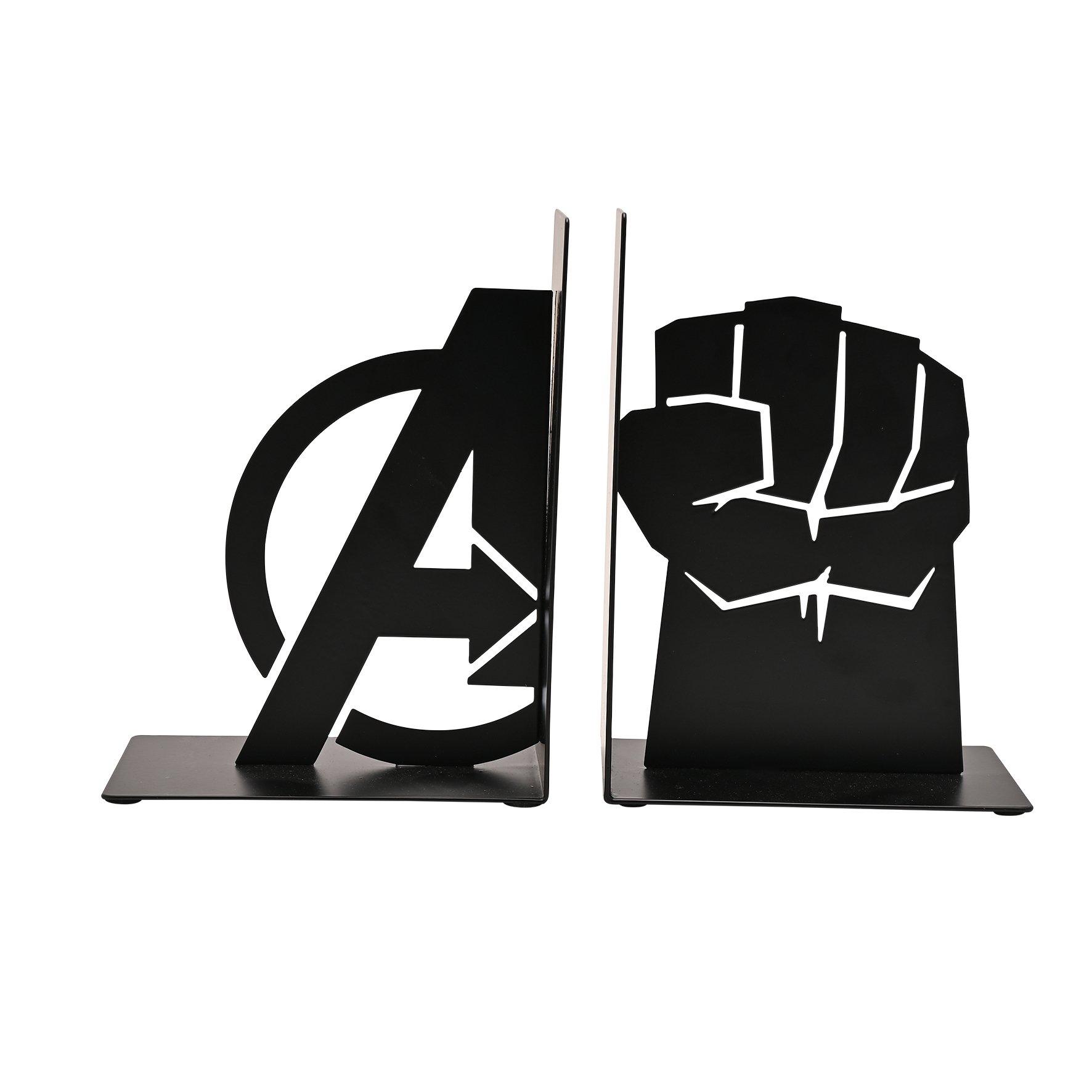 Marvel  The Avengers Hulk Metal Bookends - Black - Medium
