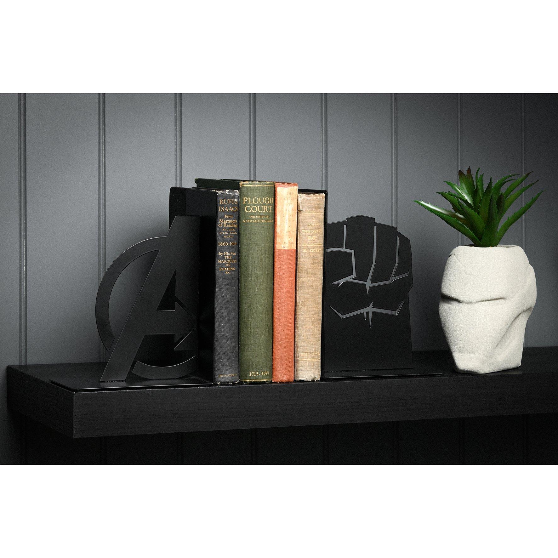 Black - Marvel - Marvel The Avengers Hulk Metal Bookends - 4