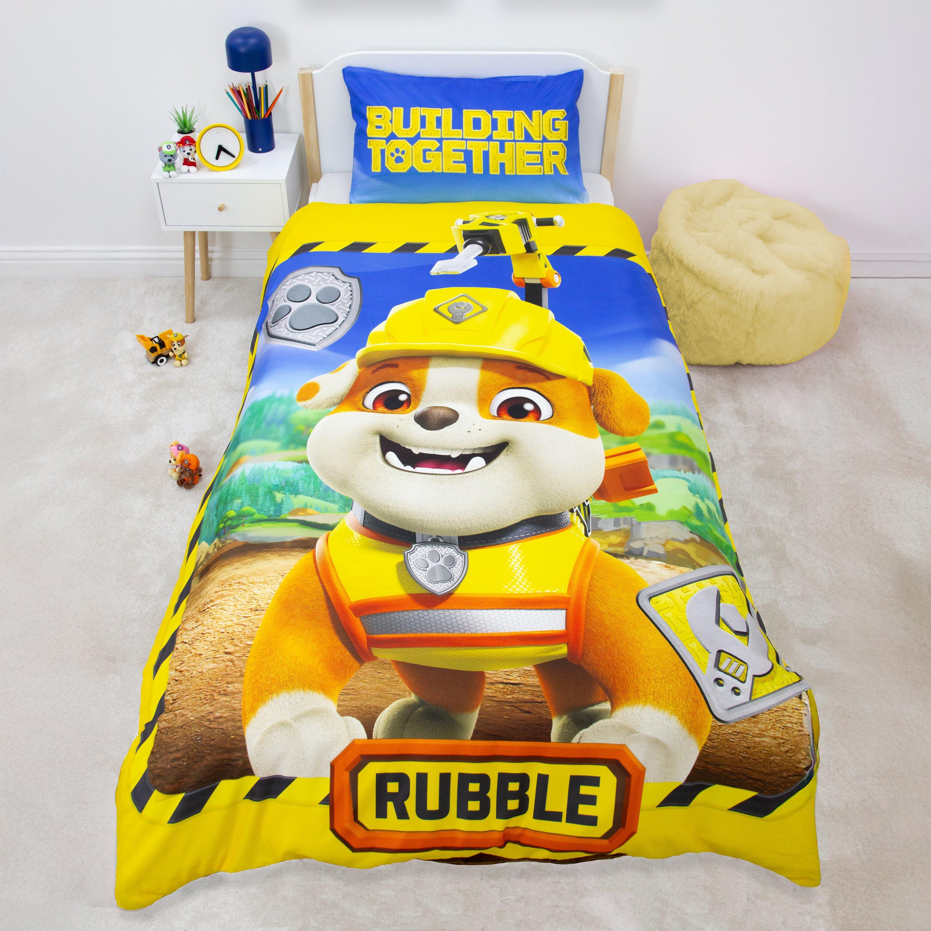 Multi - Paw Patrol - Paw Patrol Rubble And Crew Single Panel Duvet - 1