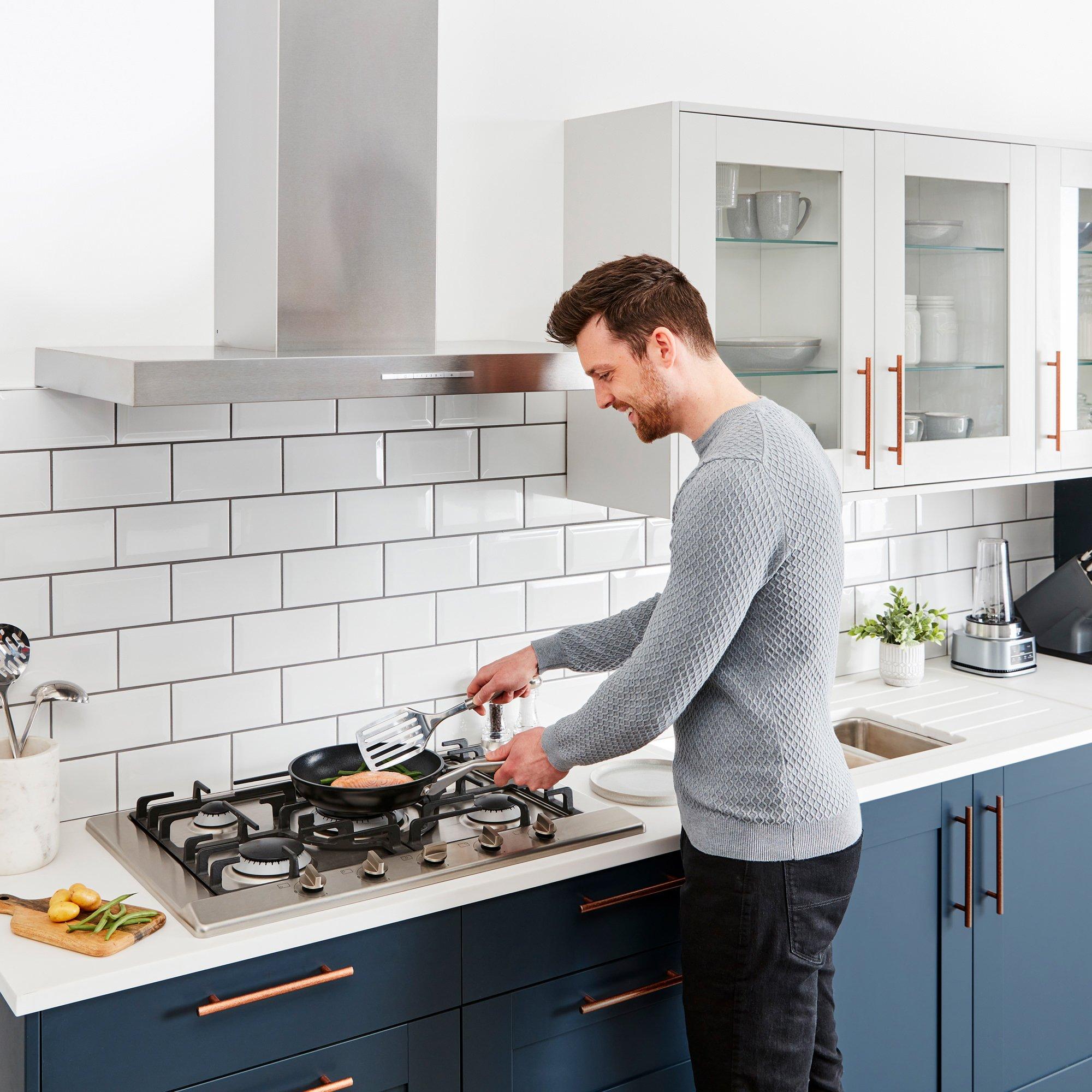 Black - Ninja - Zerostick Essentials 24cm Frying Pan C10024UK - 2