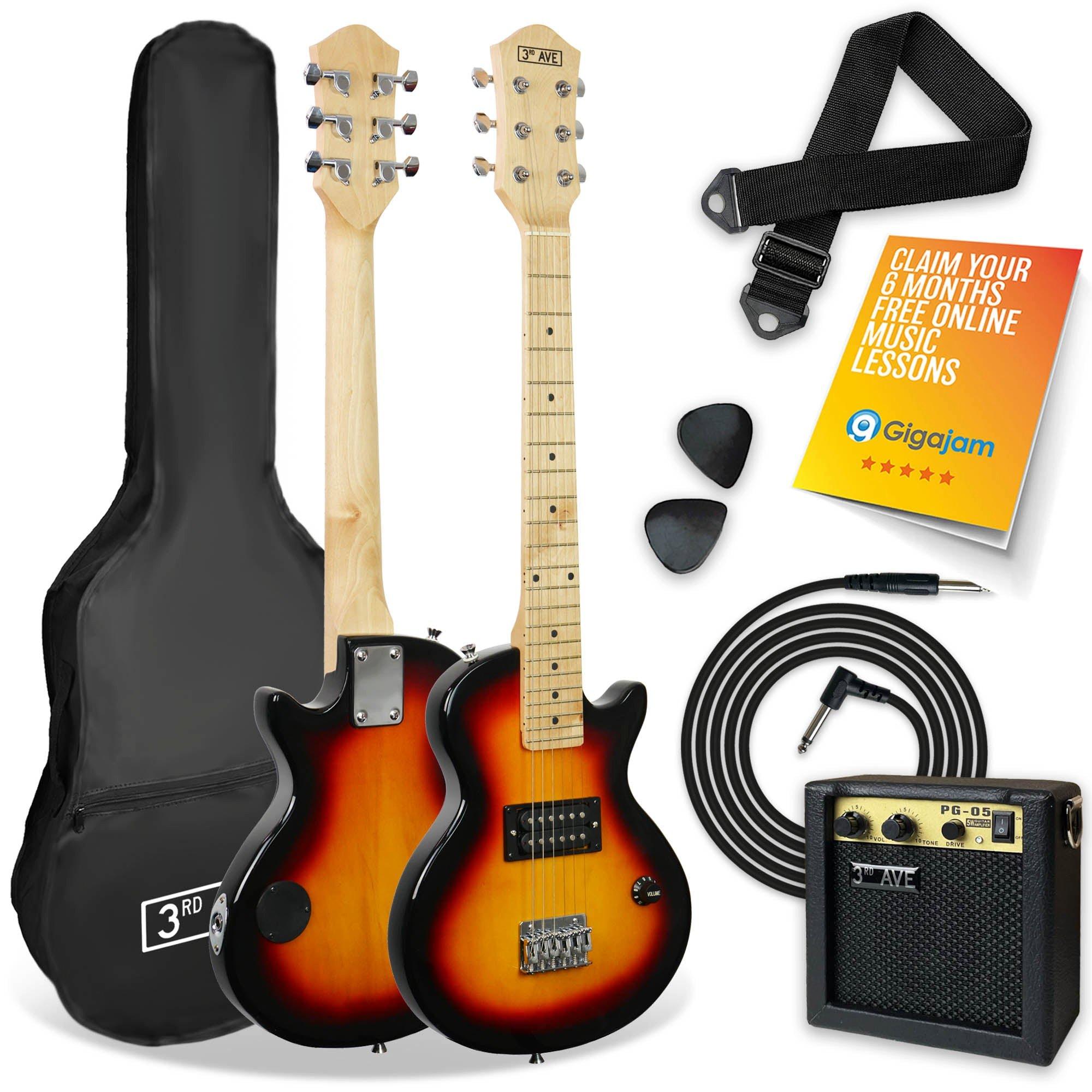 3Rd Avenue  Junior Electric Guitar Pack - Sunburst - 1/2 Size