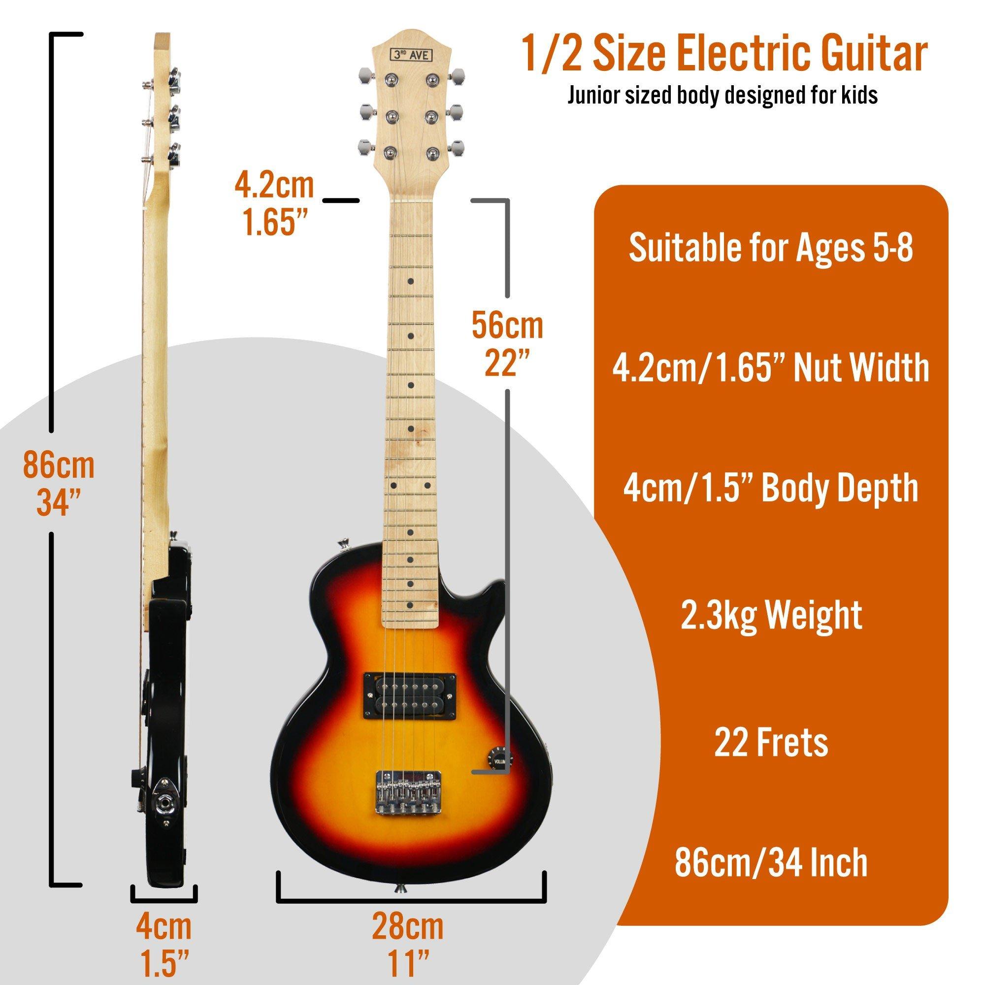 Sunburst - 3rd Avenue - Junior Electric Guitar Pack - Sunburst - 2