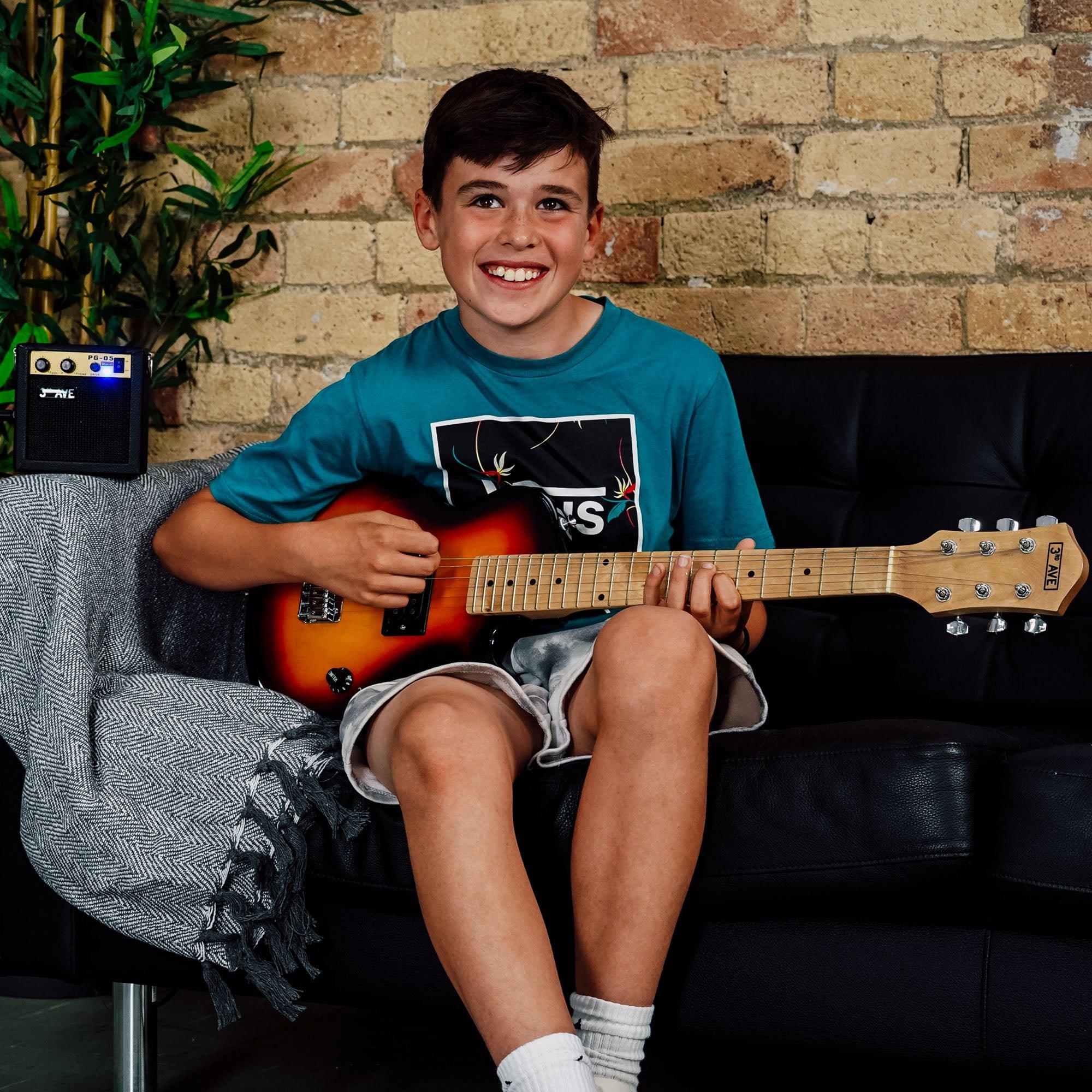 Sunburst - 3rd Avenue - Junior Electric Guitar Pack - Sunburst - 5