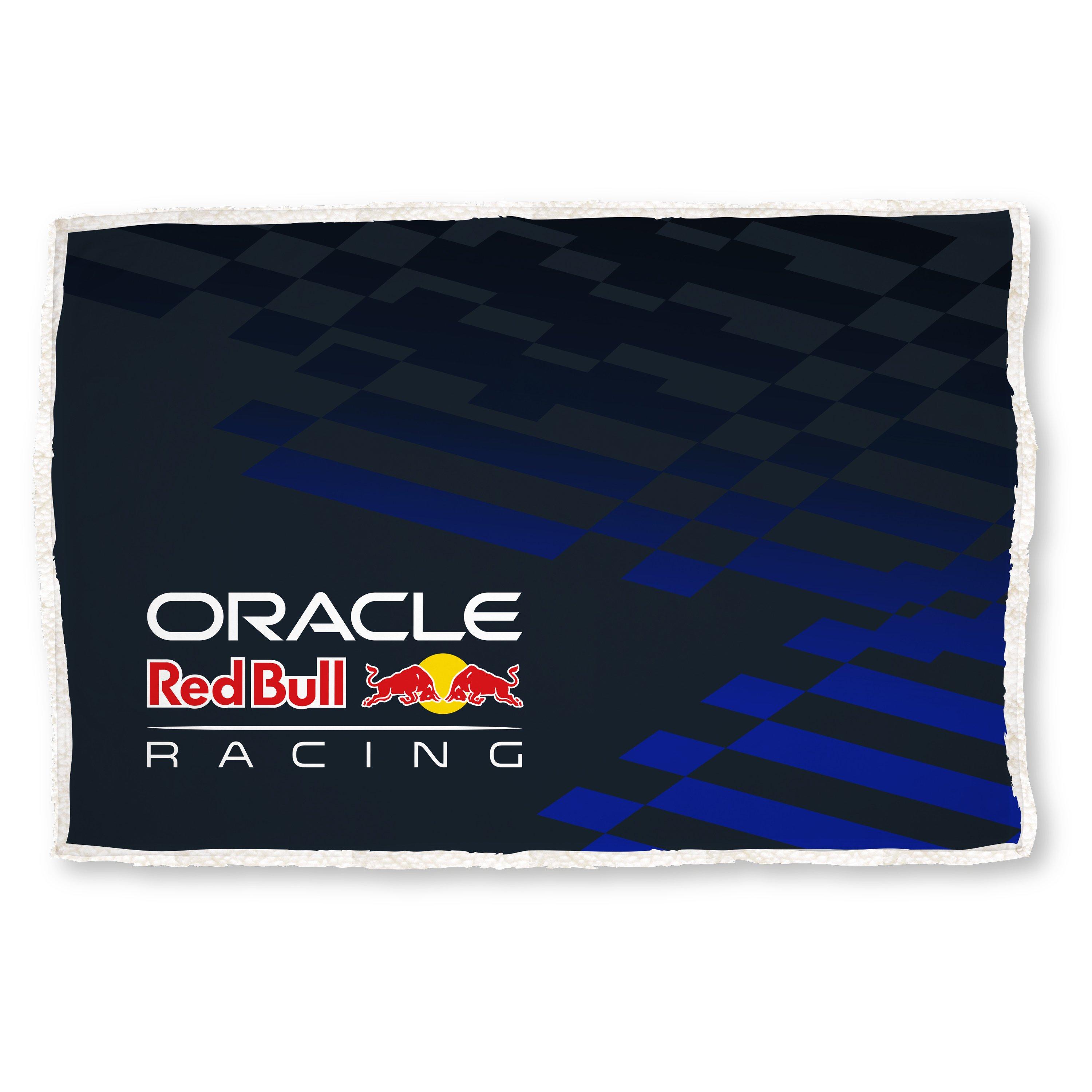 Multicolour - Red Bull - Redbull Gradient Sherpa Backed Fleece Blanket - 1