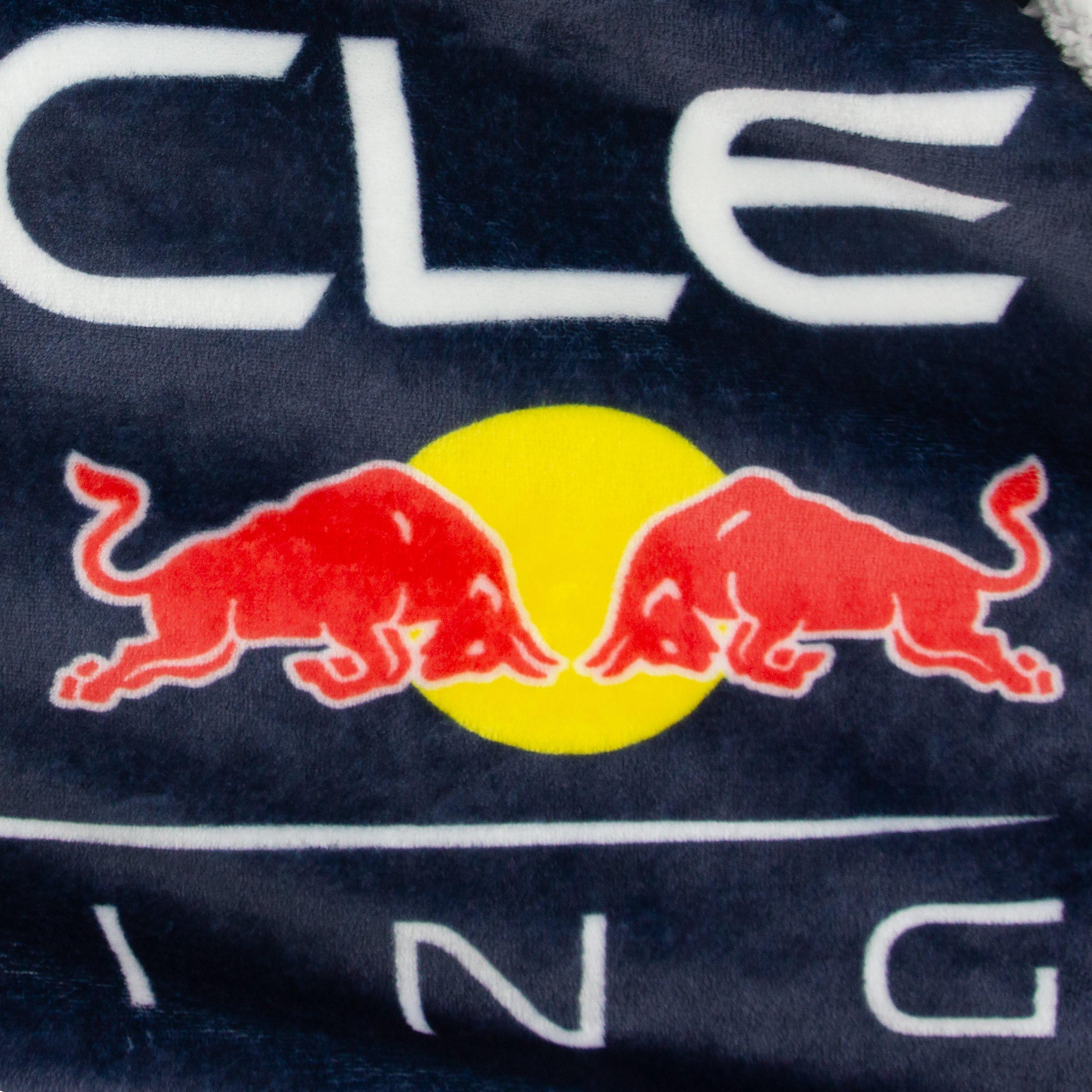 Multicolour - Red Bull - Redbull Gradient Sherpa Backed Fleece Blanket - 4