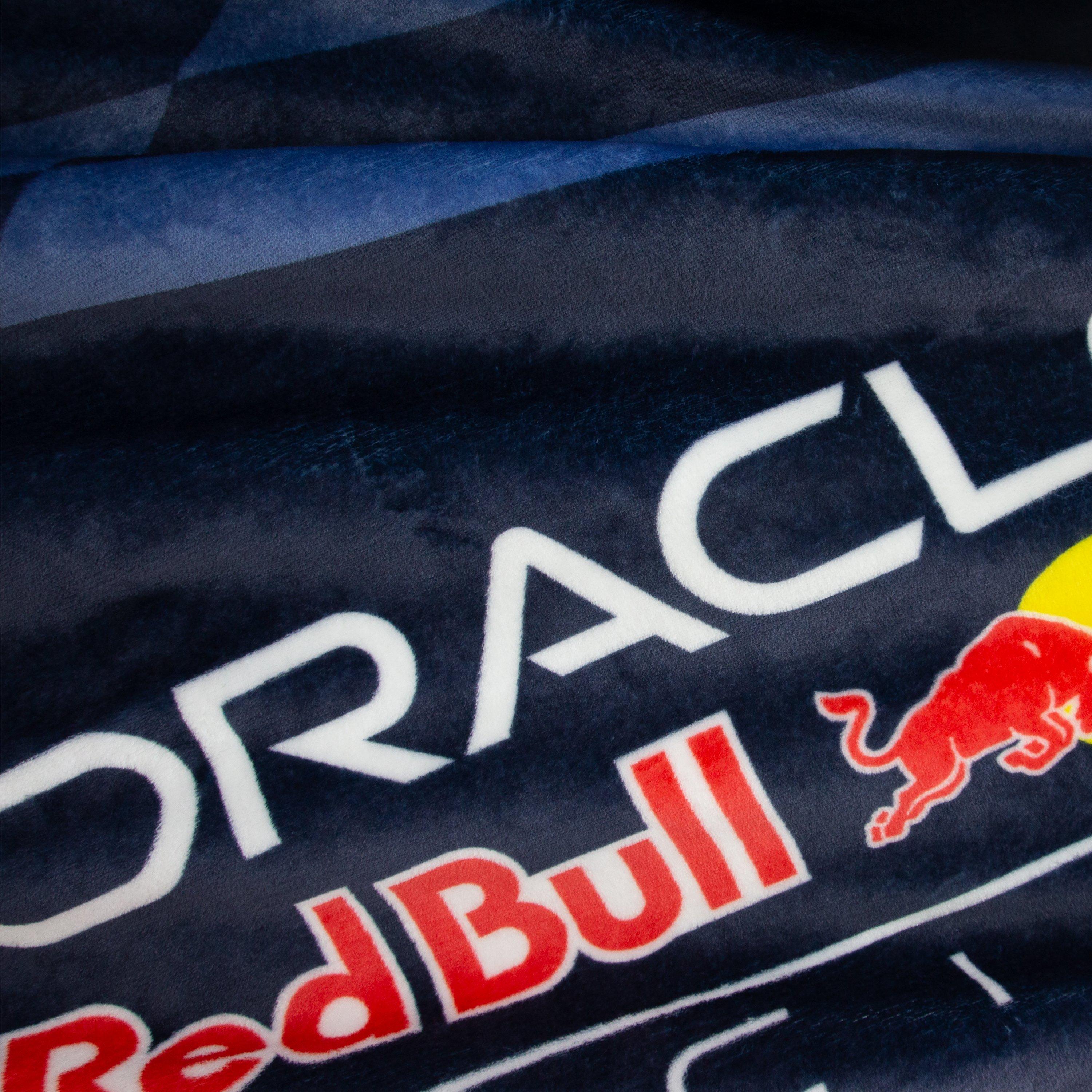 Multicolour - Red Bull - Redbull Gradient Sherpa Backed Fleece Blanket - 5