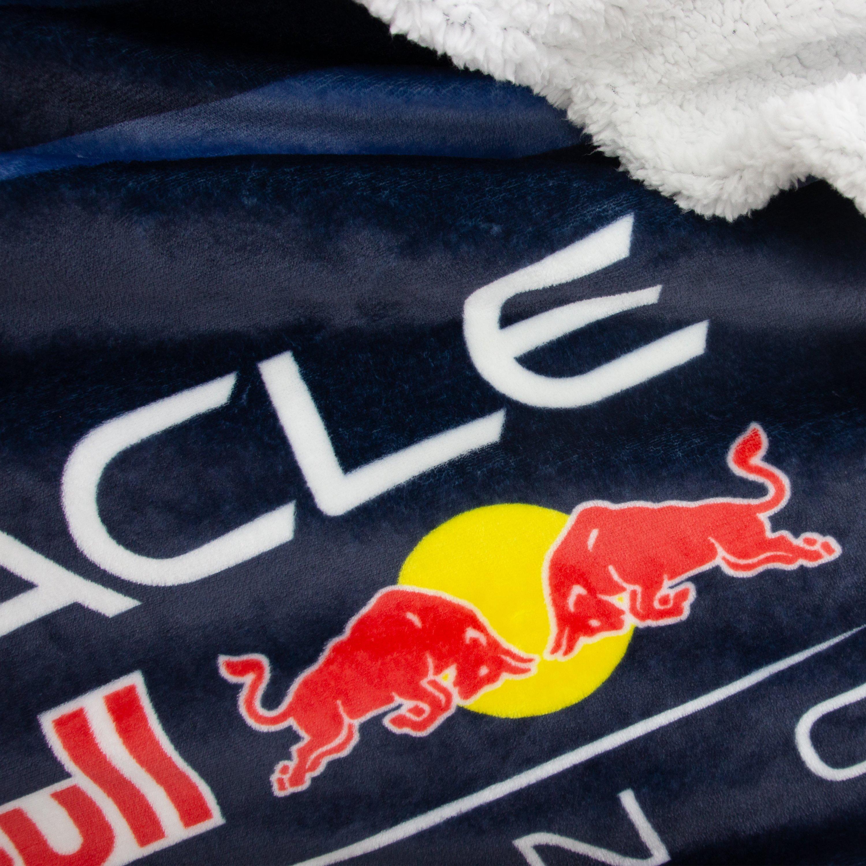 Multicolour - Red Bull - Redbull Gradient Sherpa Backed Fleece Blanket - 6