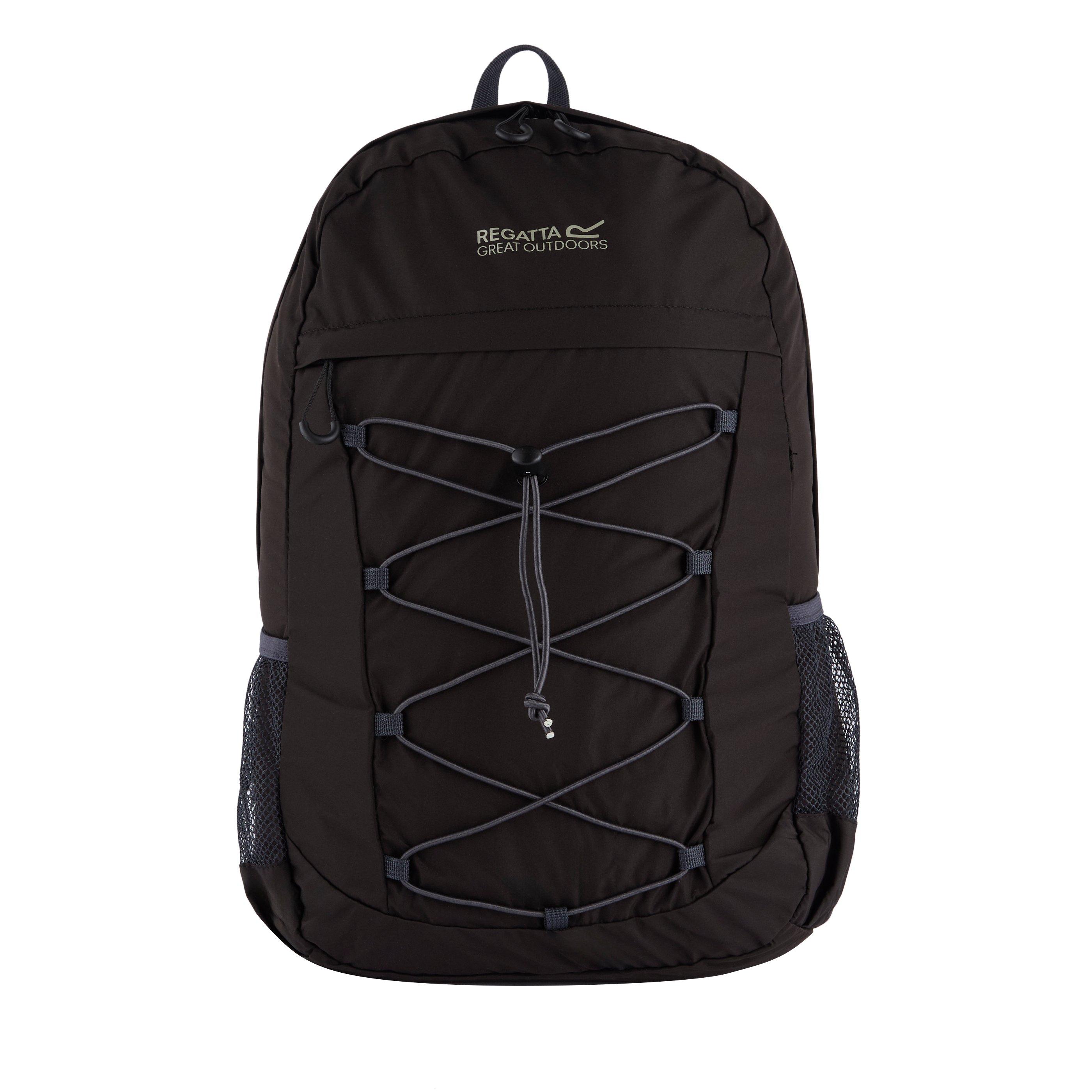 Black - Regatta - Ultralite Packaway 20L Water-Repellent Backpack - 1