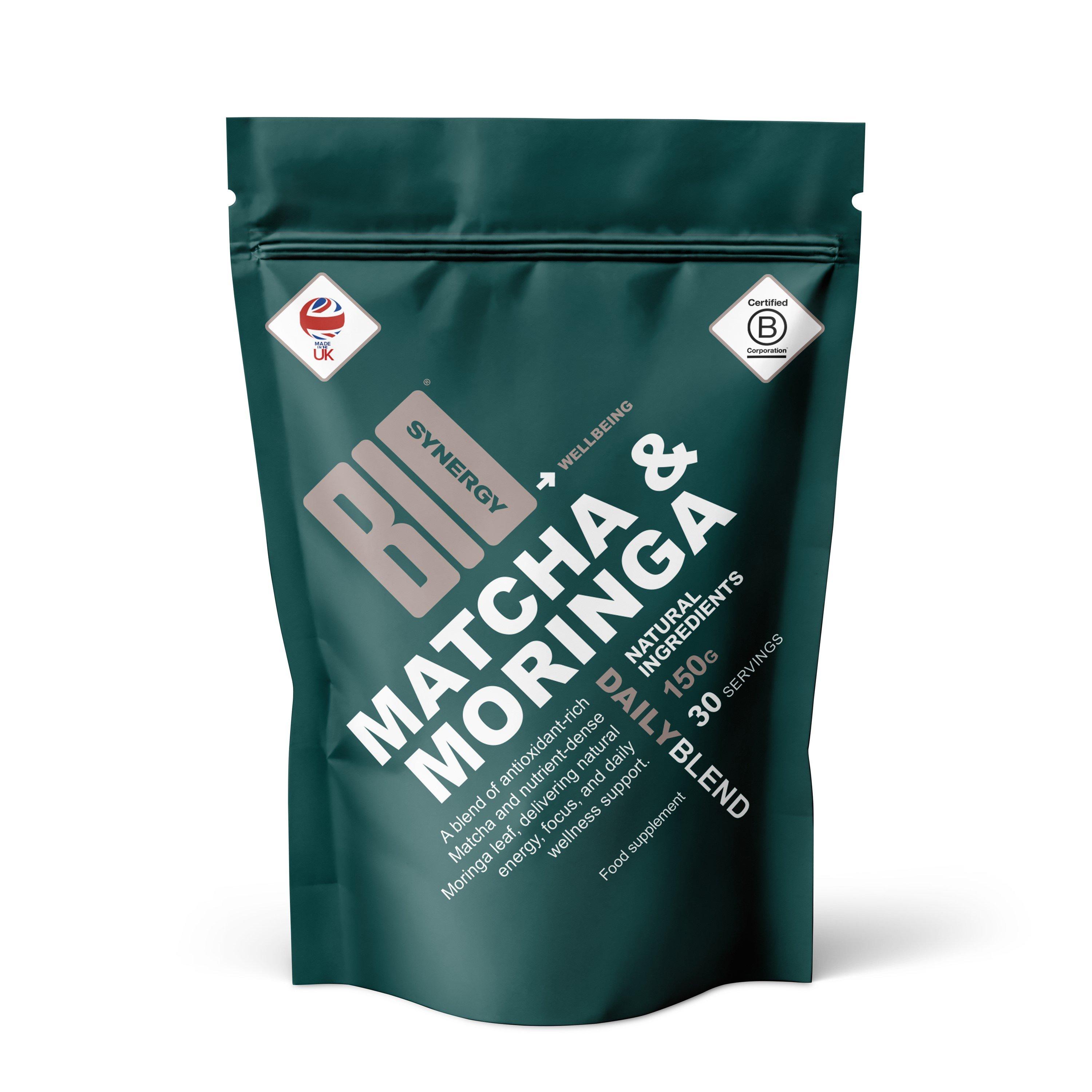 Bio-Synergy  Bio-Synergy A Powder, 120G, 24 Serv Matcha & Moring - 24 serving