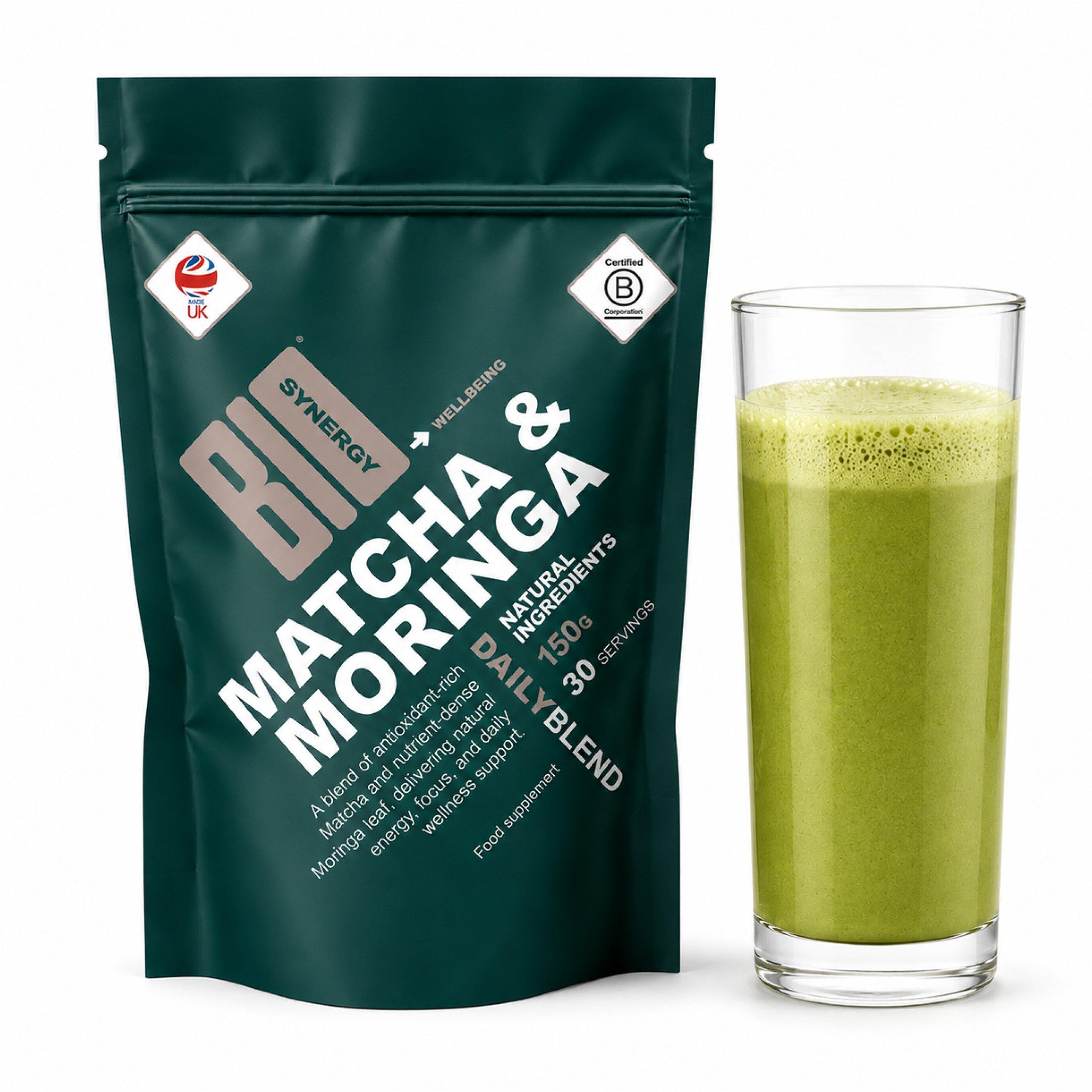 Matcha & Moring - Bio-Synergy - Bio-Synergy Matcha & Moringa powder 120g 24 serv - 2