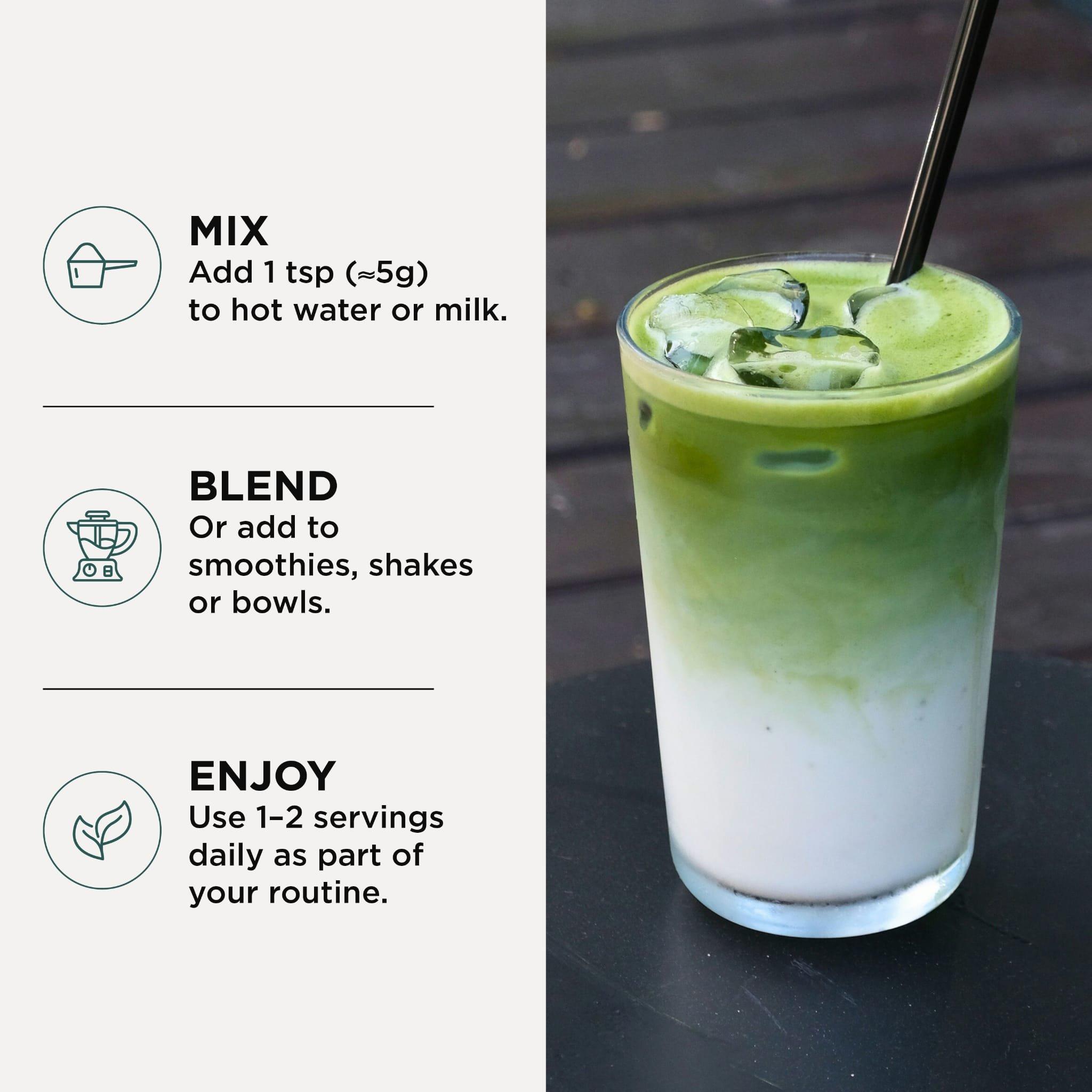 Matcha & Moring - Bio-Synergy - Bio-Synergy Matcha & Moringa powder 120g 24 serv - 5