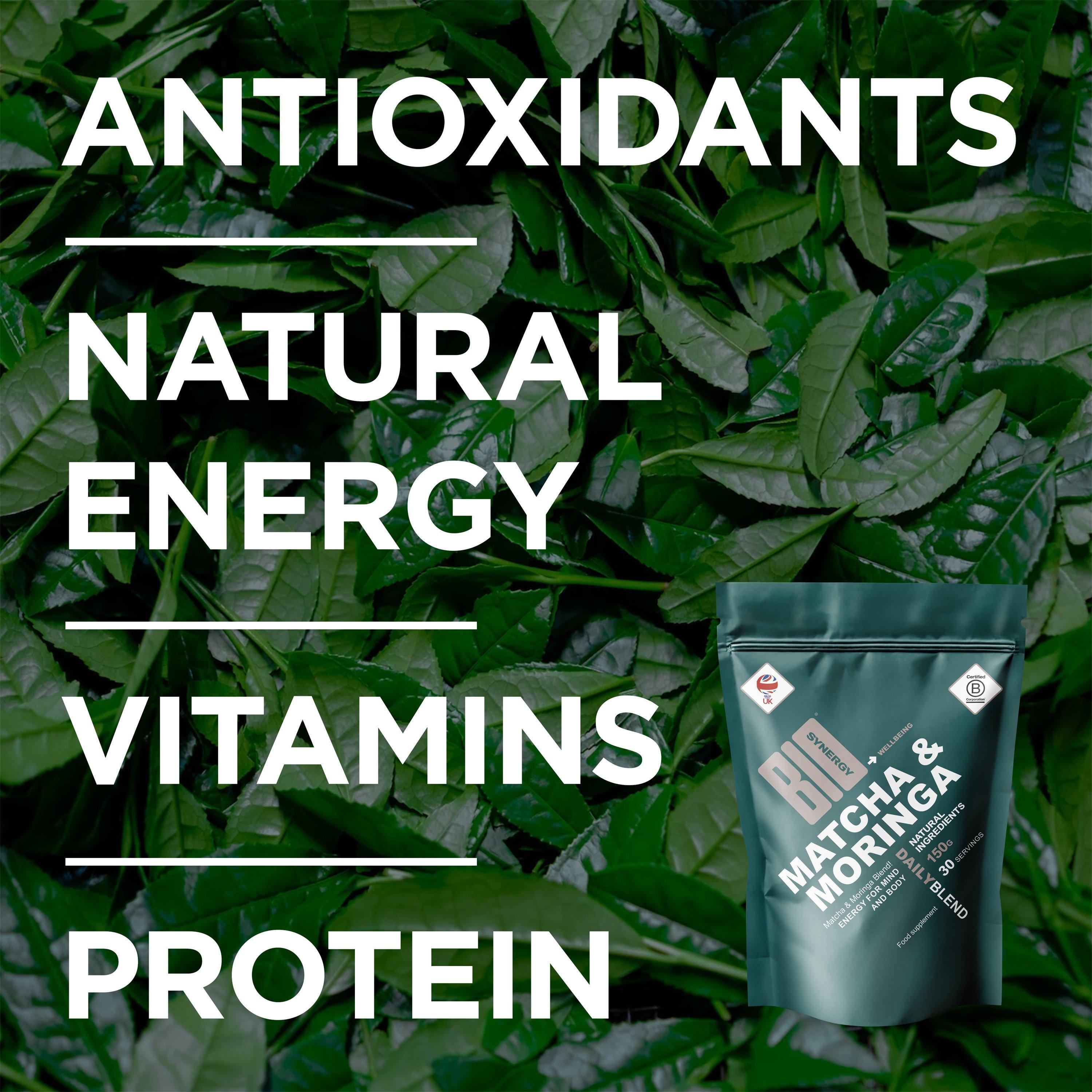 Matcha & Moring - Bio-Synergy - Bio-Synergy Matcha & Moringa powder 120g 24 serv - 6