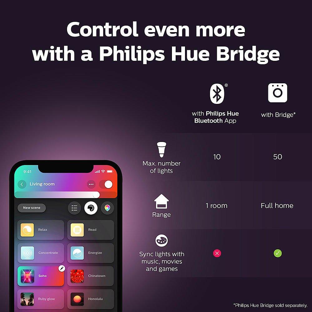 Branco - Philips Hue - HueWCA 9W A60 B22 Smart Bulb 2P UK - 7