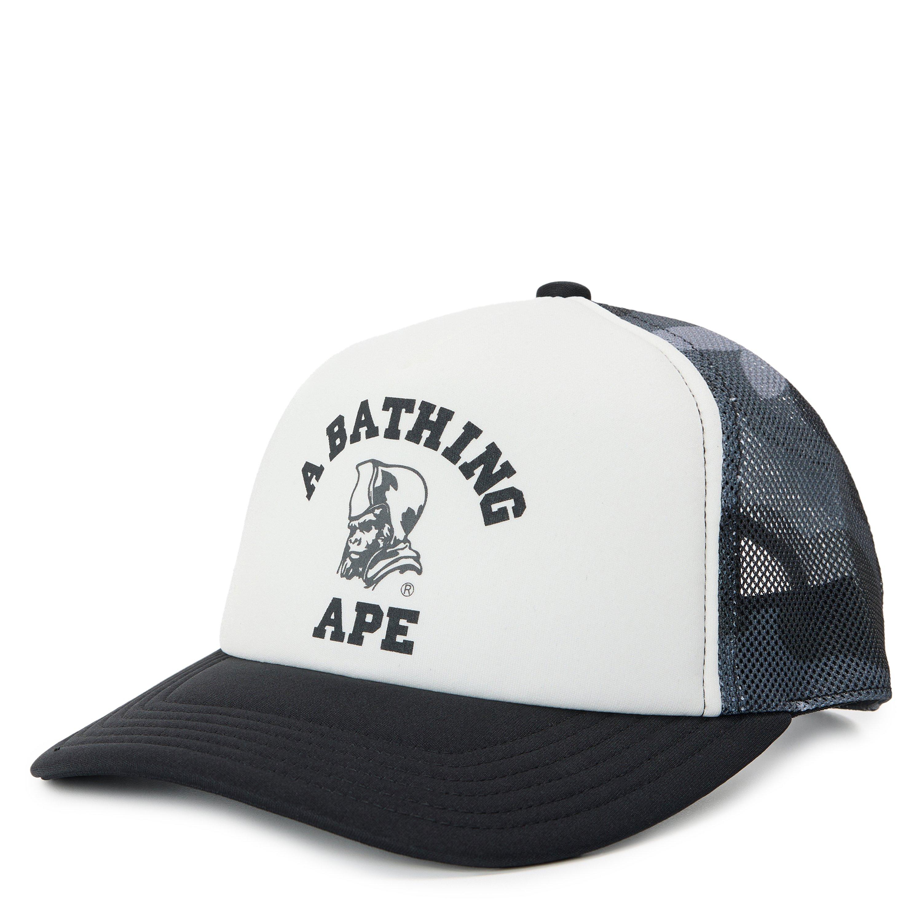 Black - A Bathing Ape - Men's General Trucker Cap - 1