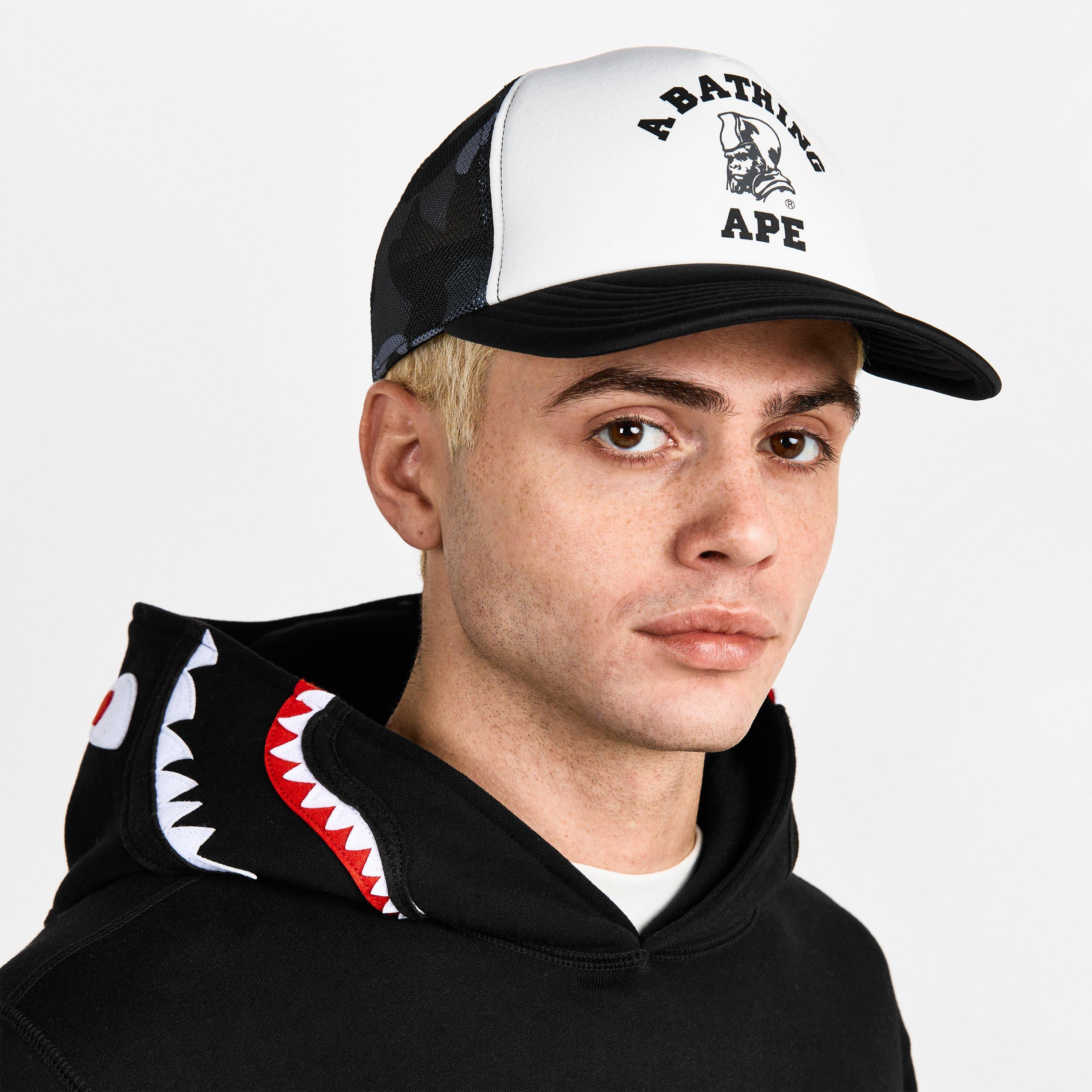 Black - A Bathing Ape - Men's General Trucker Cap - 3