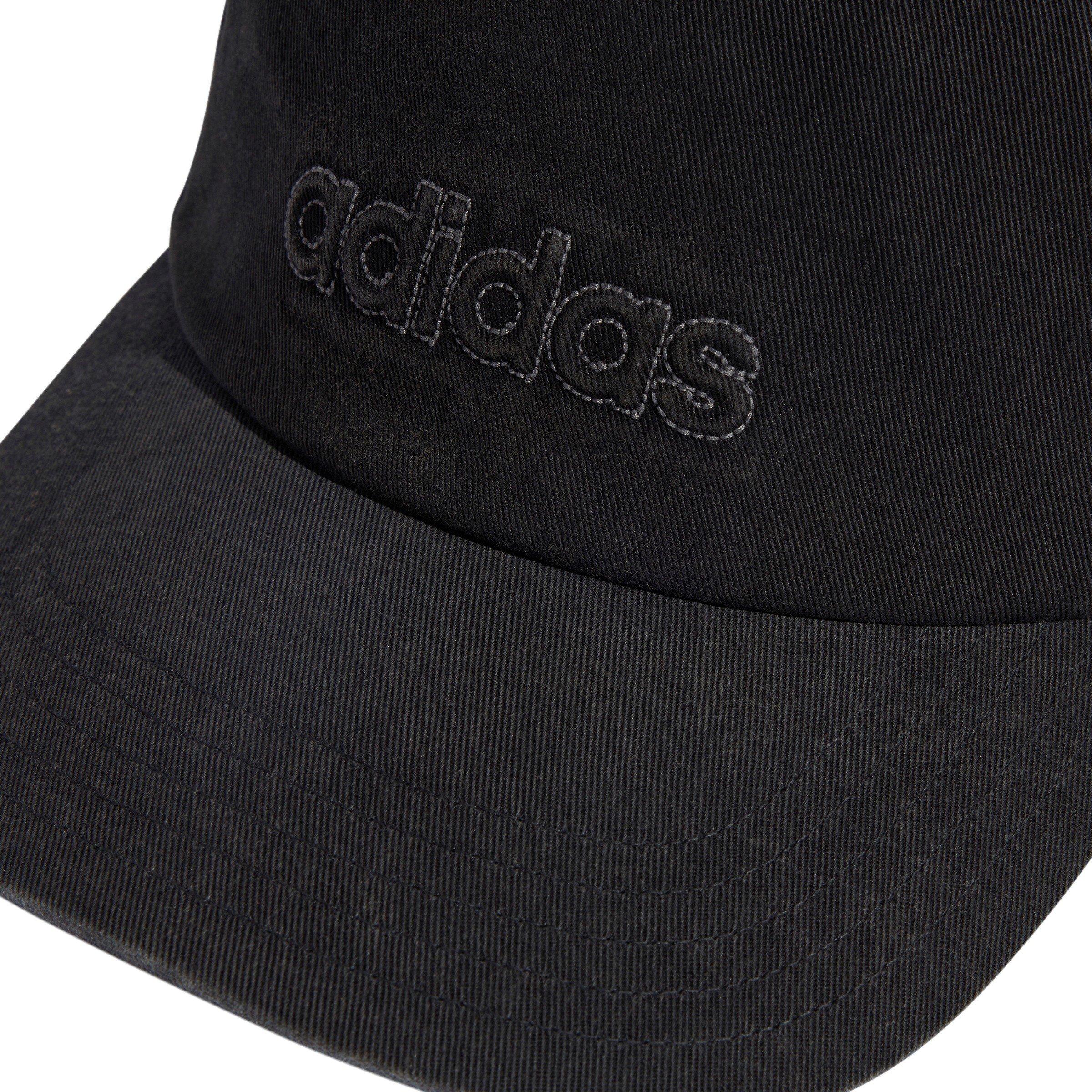 Black - adidas - Washed Dad Cap - 5