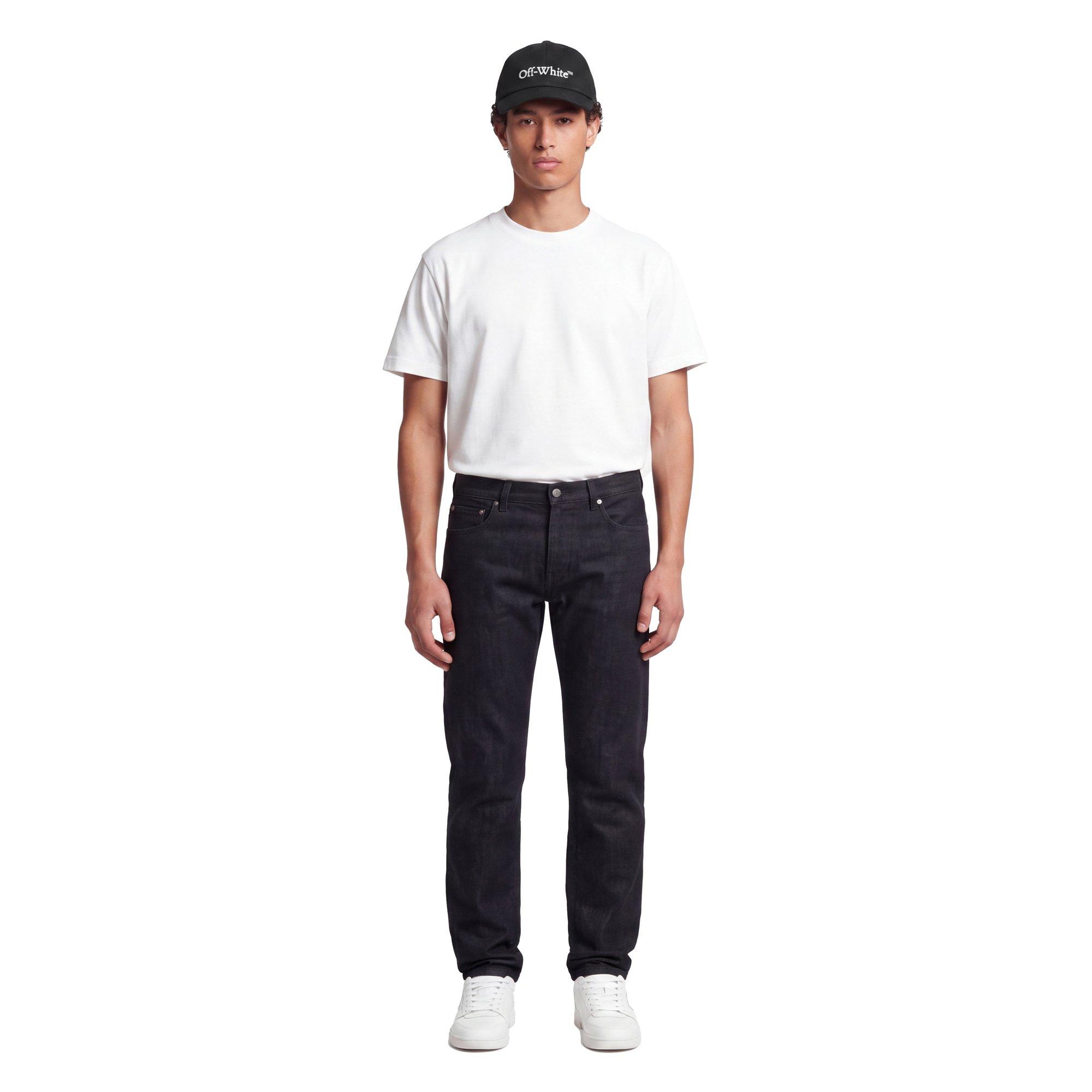 Black 001 - Off White - Off Bookish Logo Cap Sn64 - 5