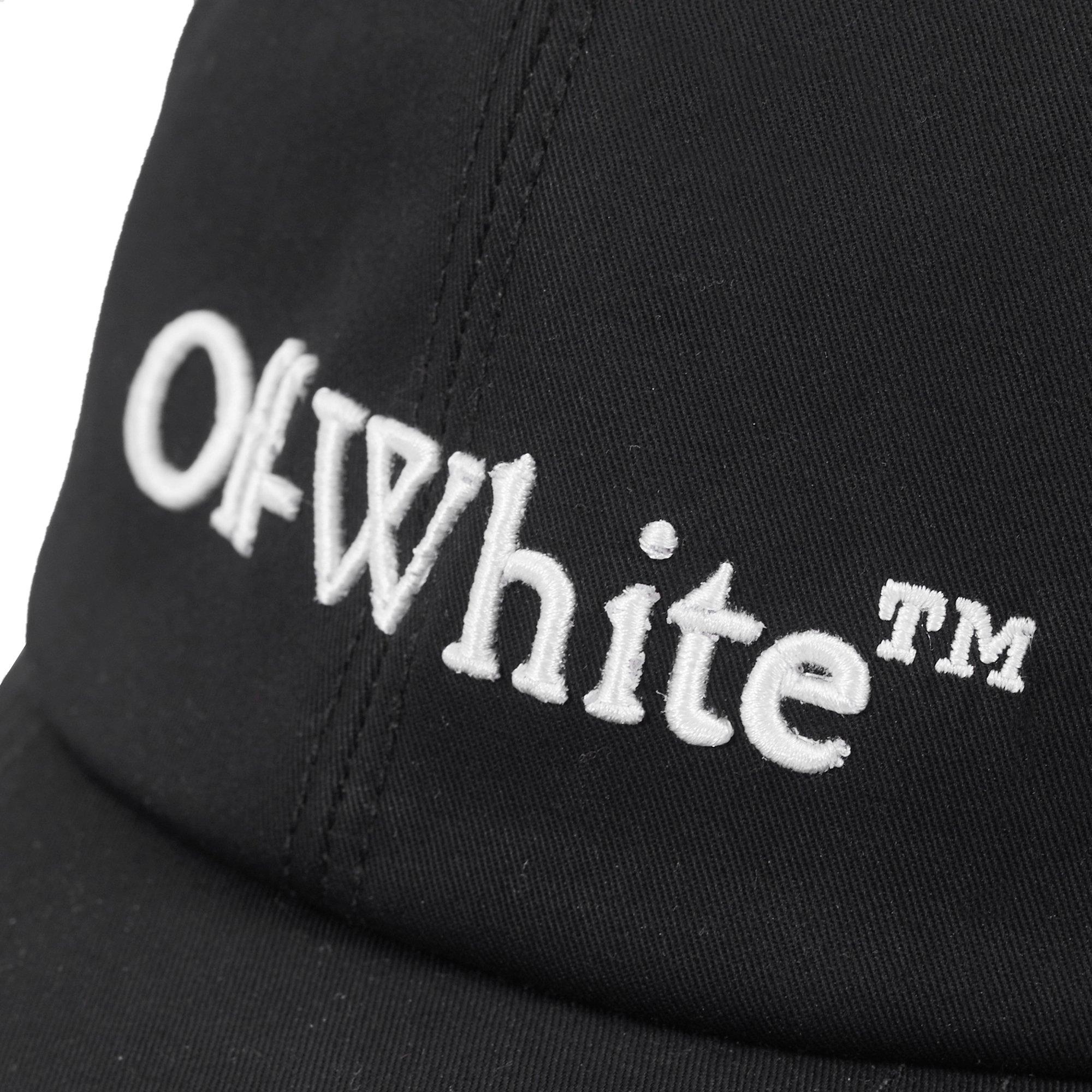Black 001 - Off White - Off Bookish Logo Cap Sn64 - 3