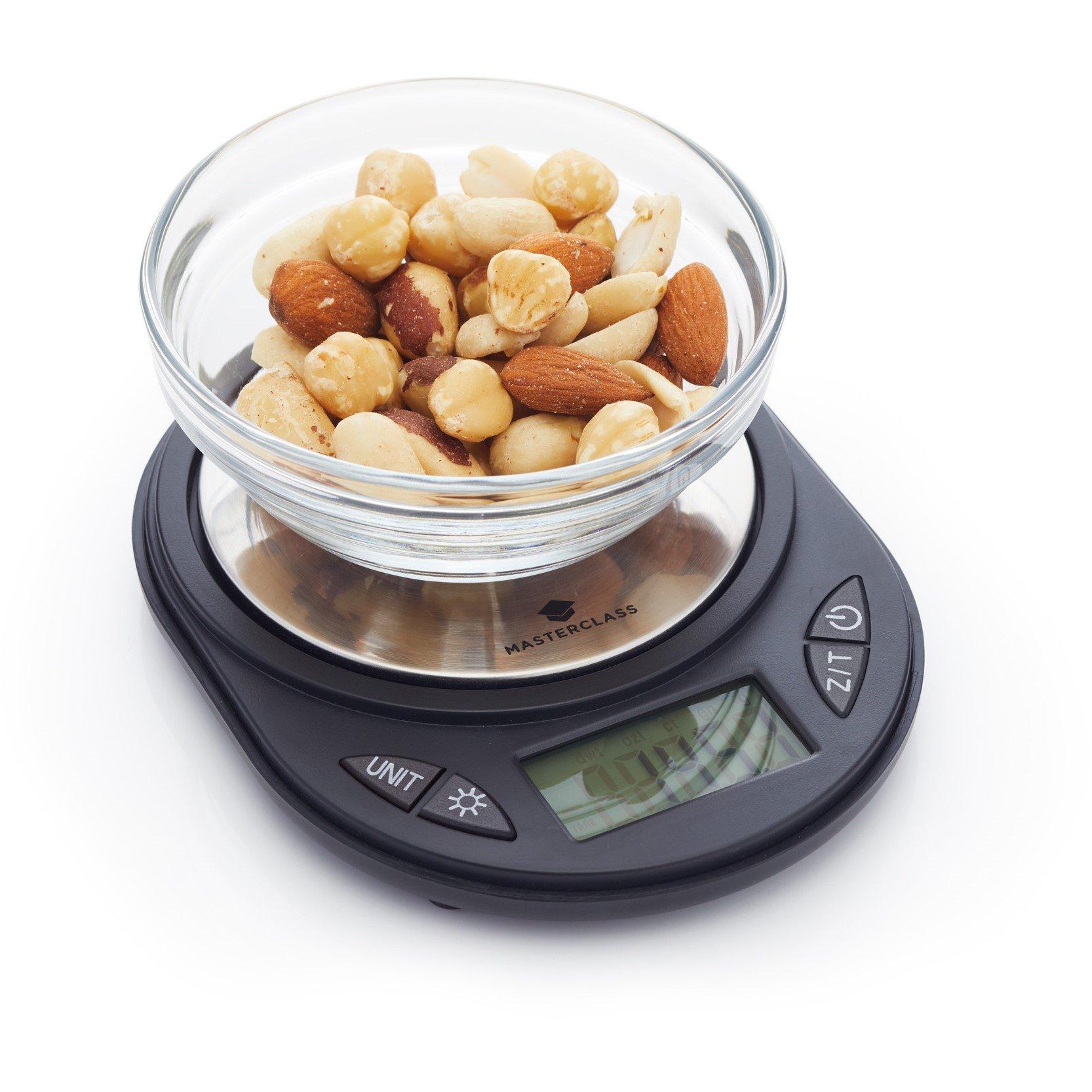 Black - MasterClass - MasterClass Electric Stainless Steel Kitchen Scale - 2