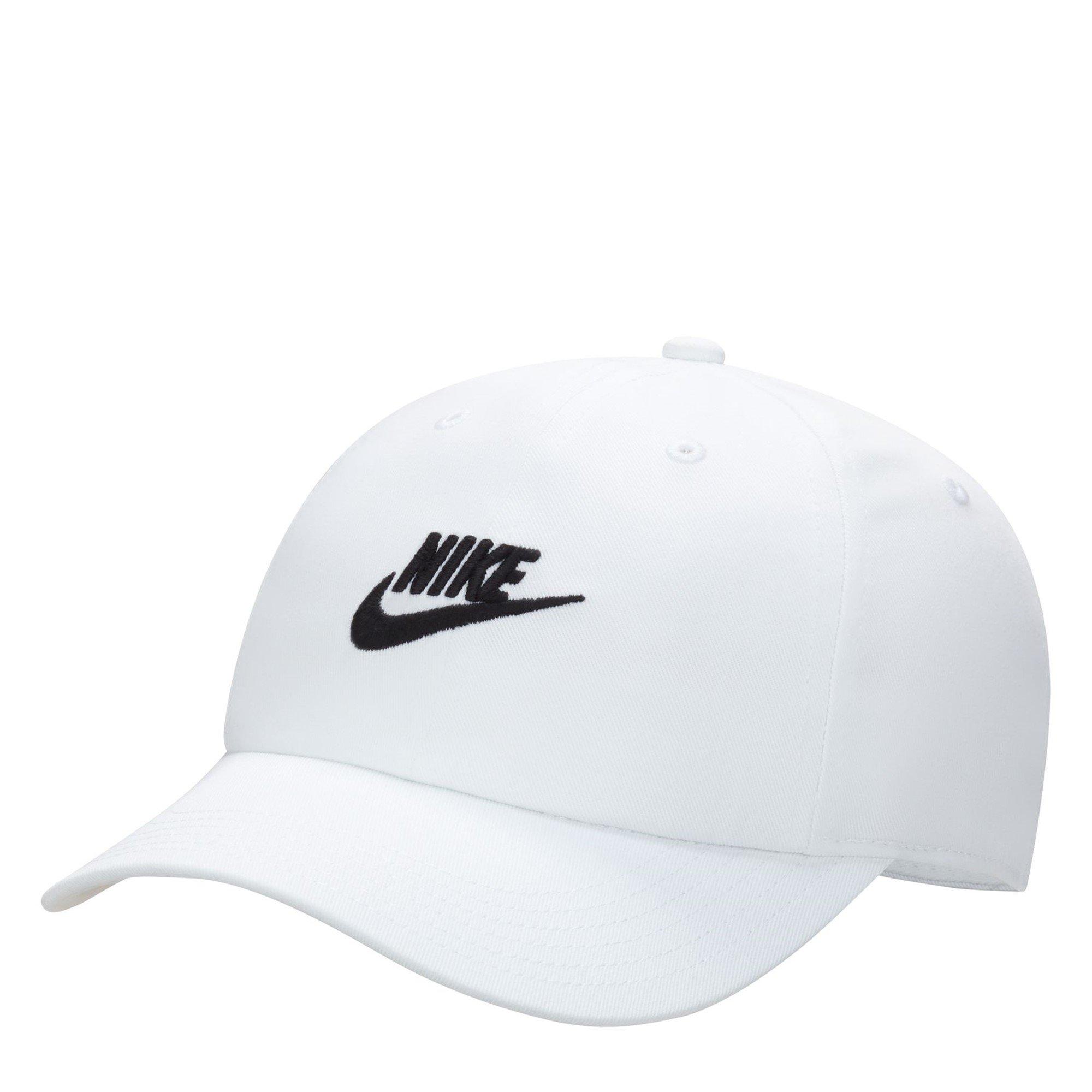 White/Black - Nike - Club Juniors Unstructured Futura Wash Cap - 1
