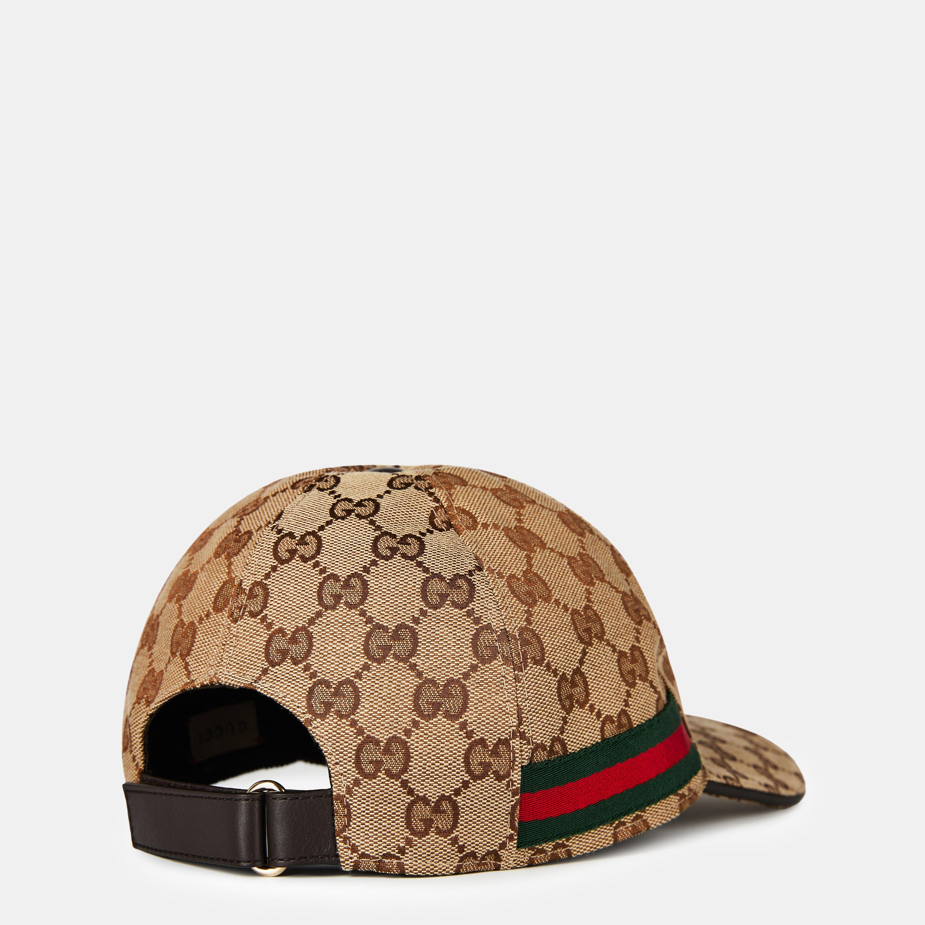 Beige 9864 - Gucci - Men's GG Monogram Canvas Cap - 2