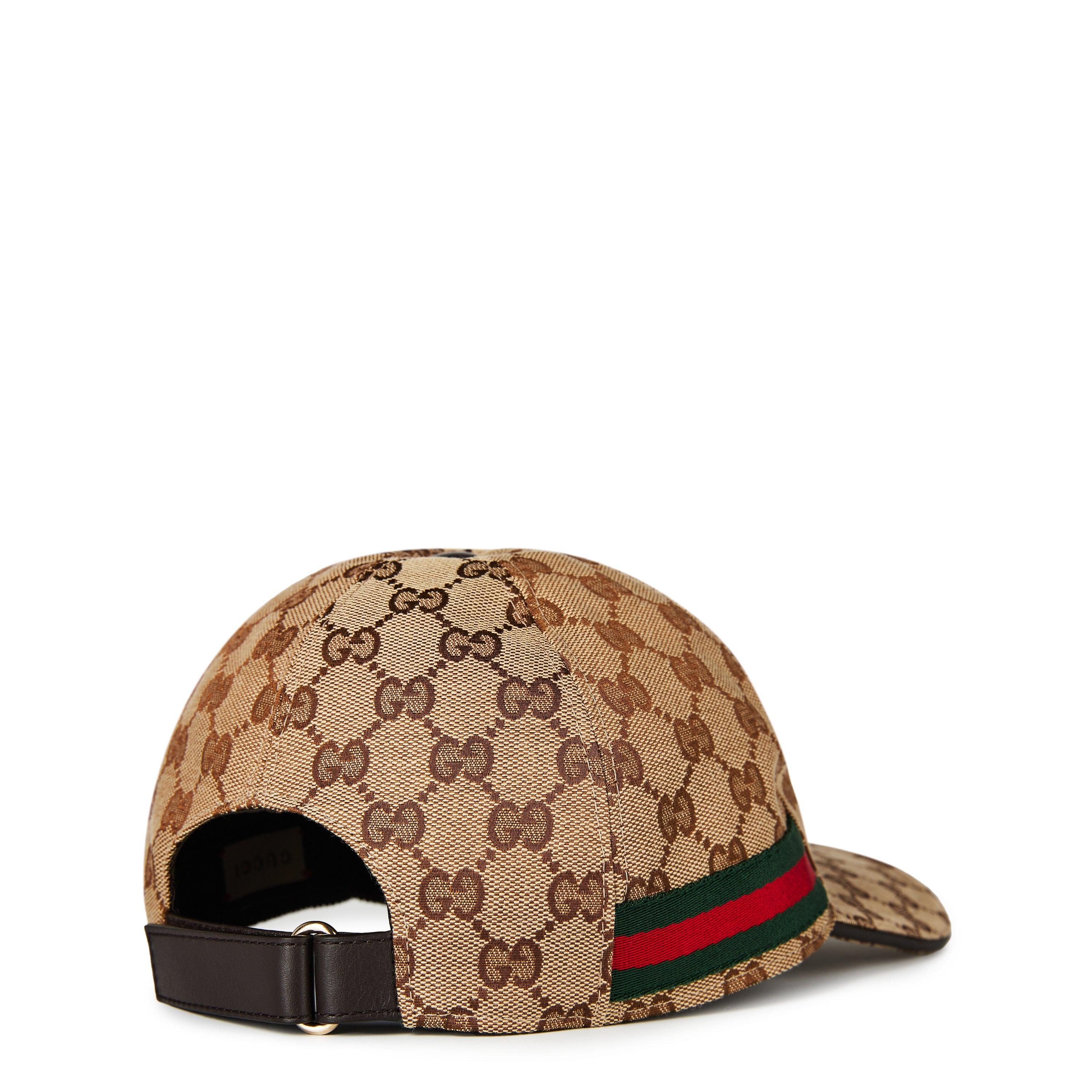 Beige 9864 - Gucci - Men's GG Monogram Canvas Cap - 6