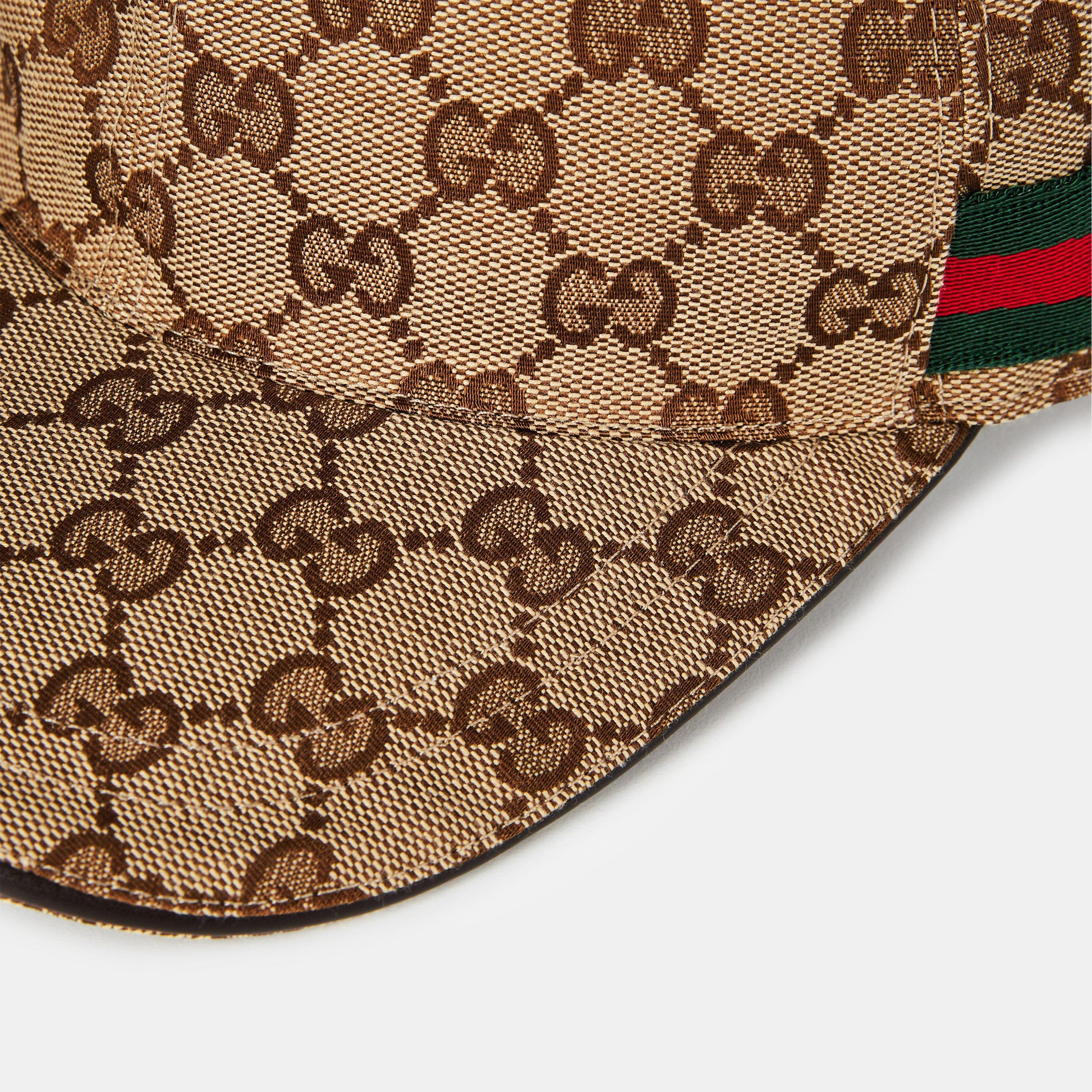 Beige 9864 - Gucci - Men's GG Monogram Canvas Cap - 4