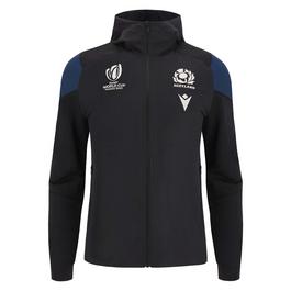 Macron Scotland Rugby Full Zip Hoodie 2023 2024 Adults