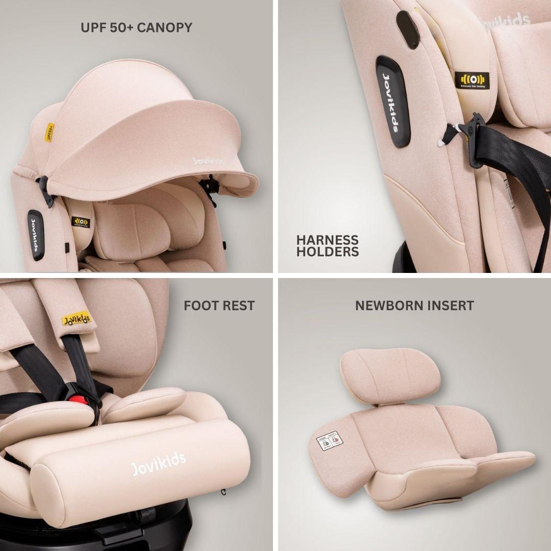 Rosewood - JoviKids - JoviKids Ranger 2 Car Seat - Rosewood - 4