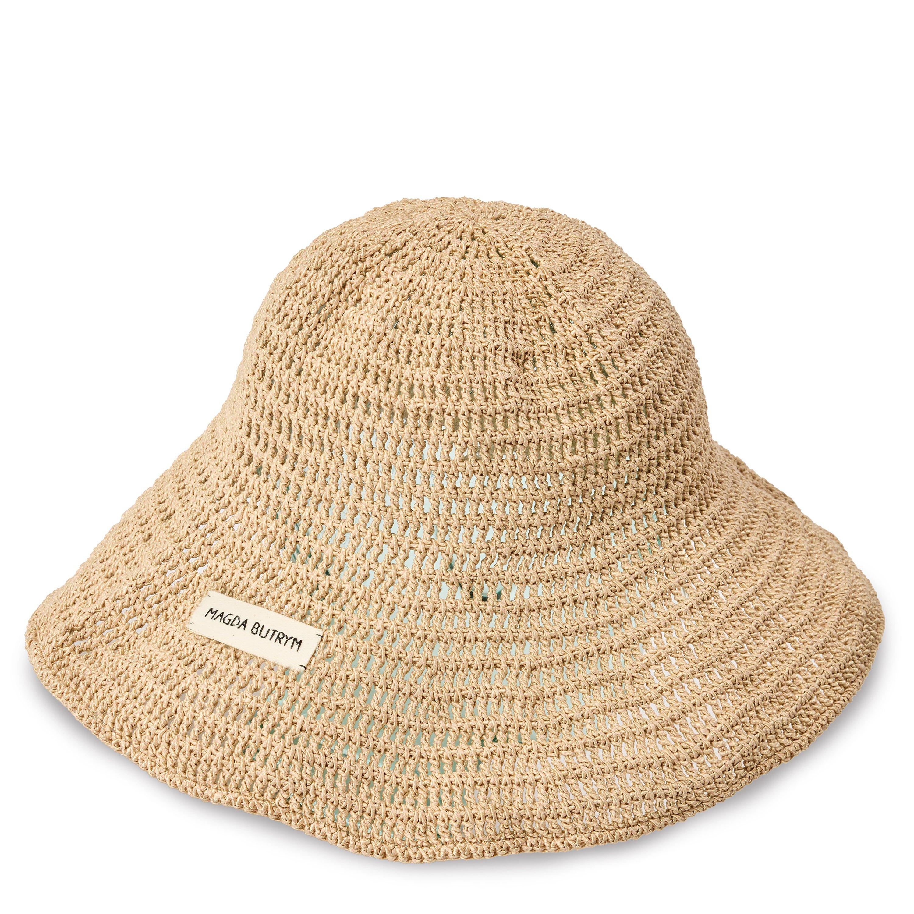 Beige - Magda Butrym - Women's Crochet Floppy Hat - 2