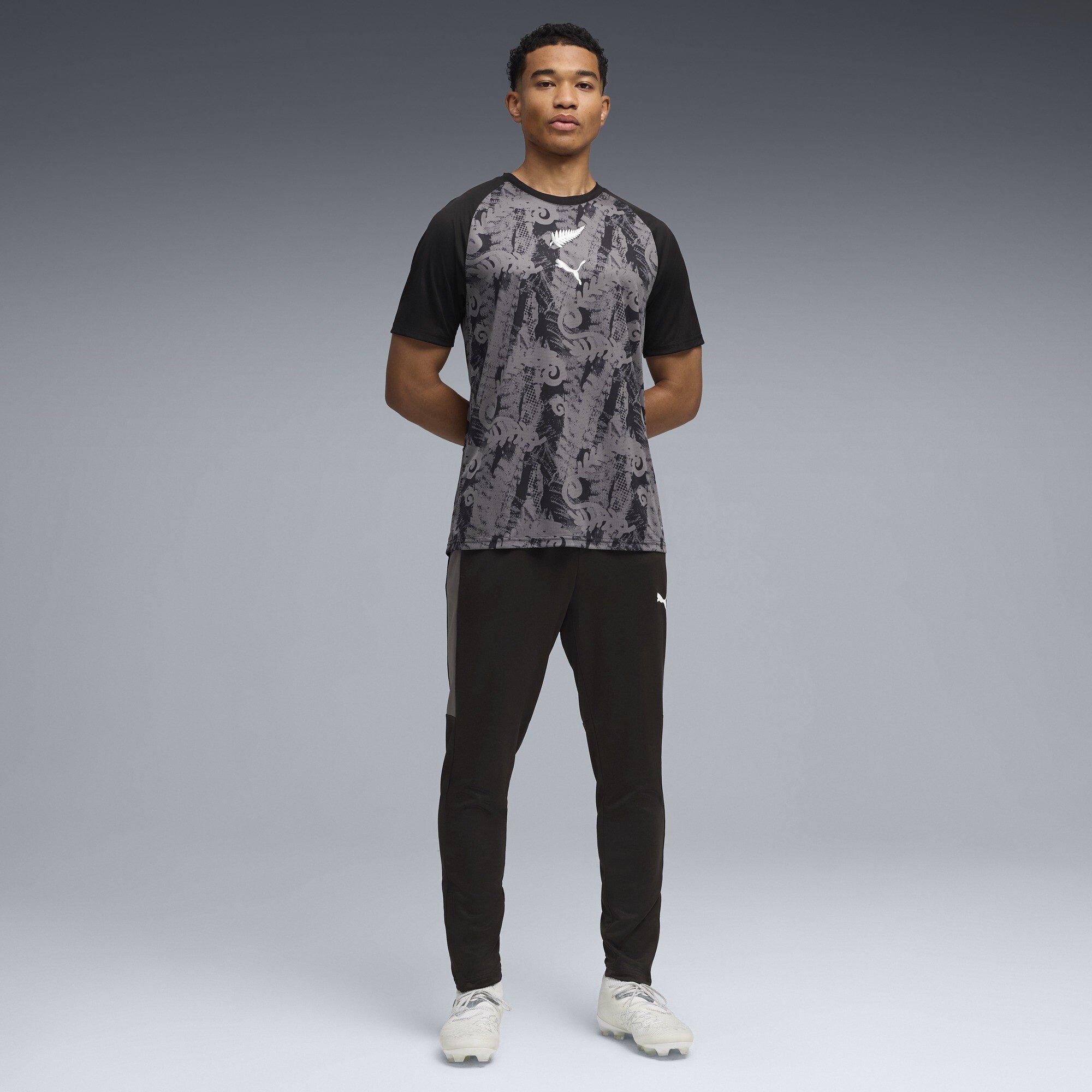 Schwarz/Silber - Puma - Men's New Zealand Short Sleeve T-Shirt - 5