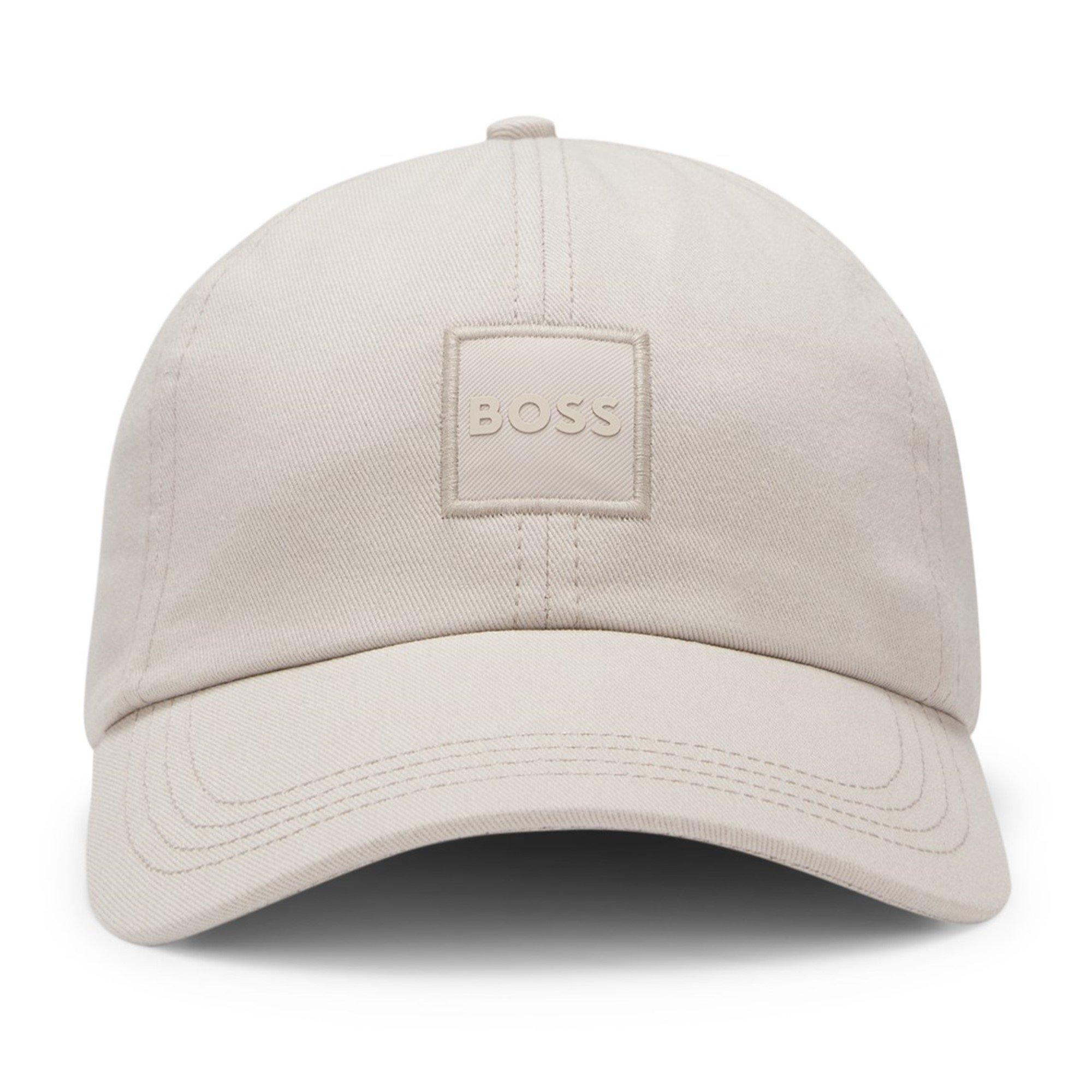 Boss Mens BOSS ORANGE Derrel Baseball Cap with Logo Detail - Grey 070