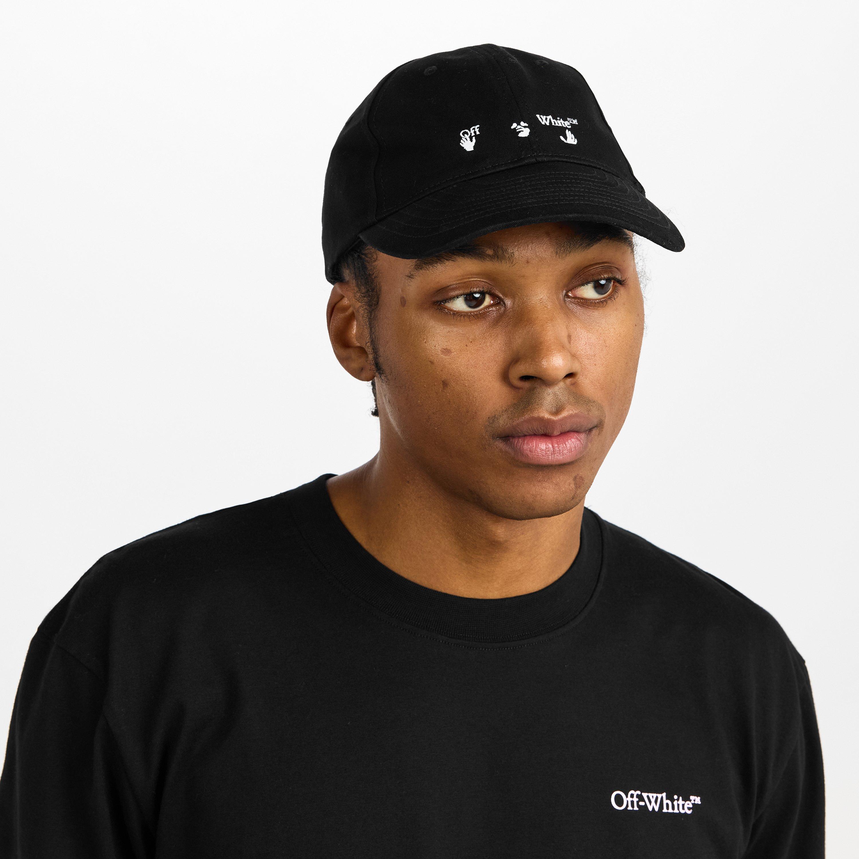Black - Off White - Men's  Baseball Cap - 3