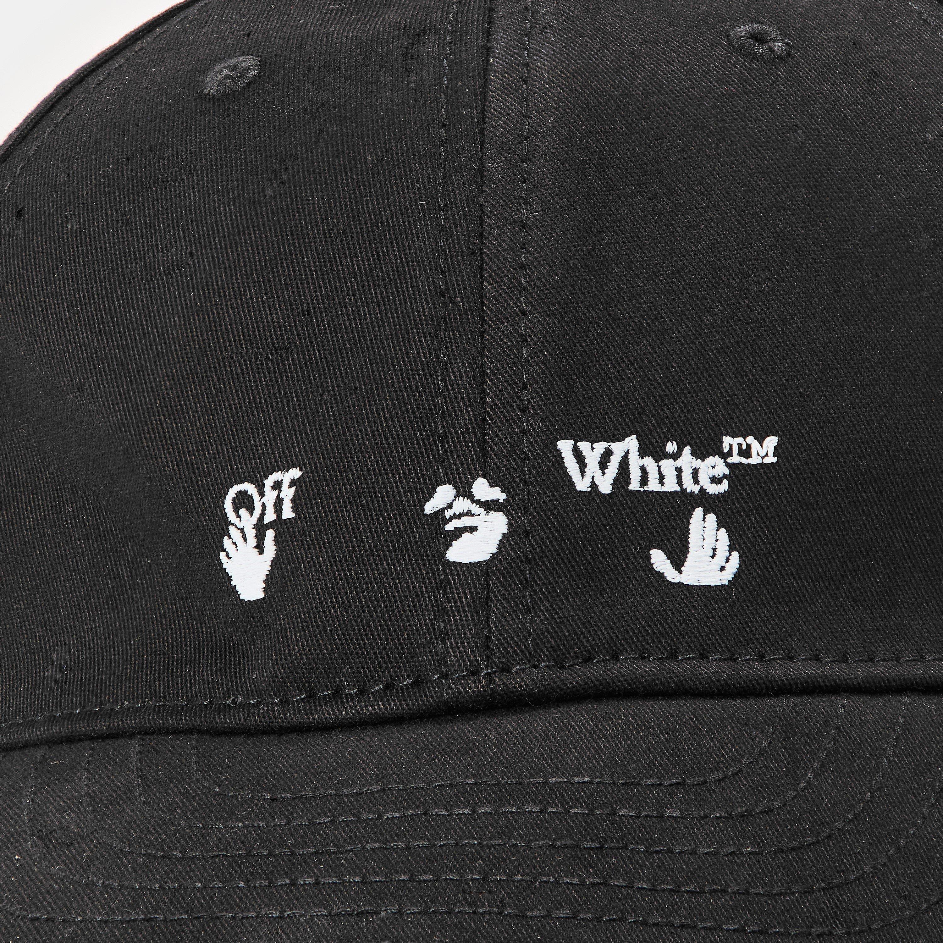 Black - Off White - Men's  Baseball Cap - 4