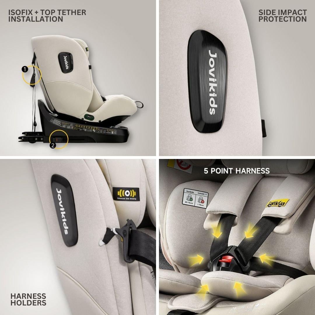 Milkstone - JoviKids - JoviKids Ranger TT Car Seat - Milkstone - 3