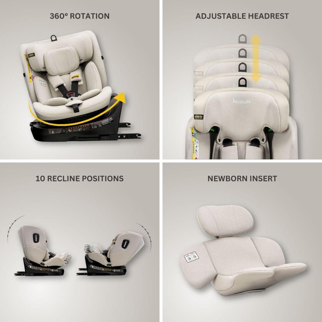 Milkstone - JoviKids - JoviKids Ranger TT Car Seat - Milkstone - 4