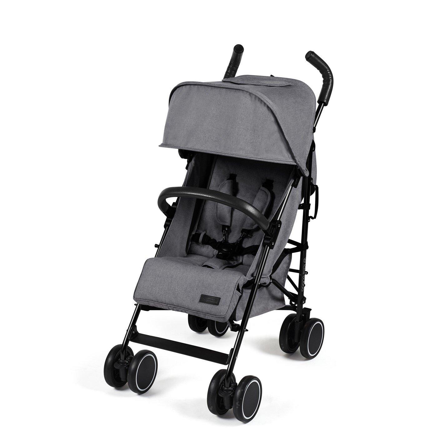 Ickle Bubba  Newborn Discovery Stroller - Black/Graphite - one