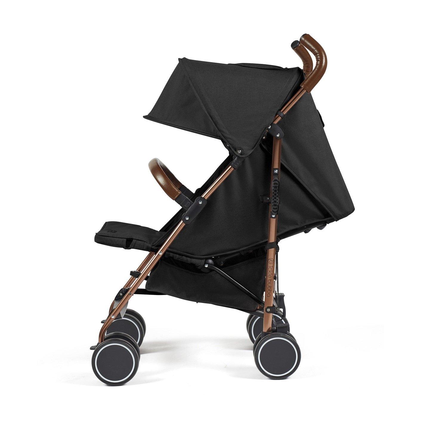 Ickle Bubba  Newborn Discovery Stroller - Rose Gold/Black - one