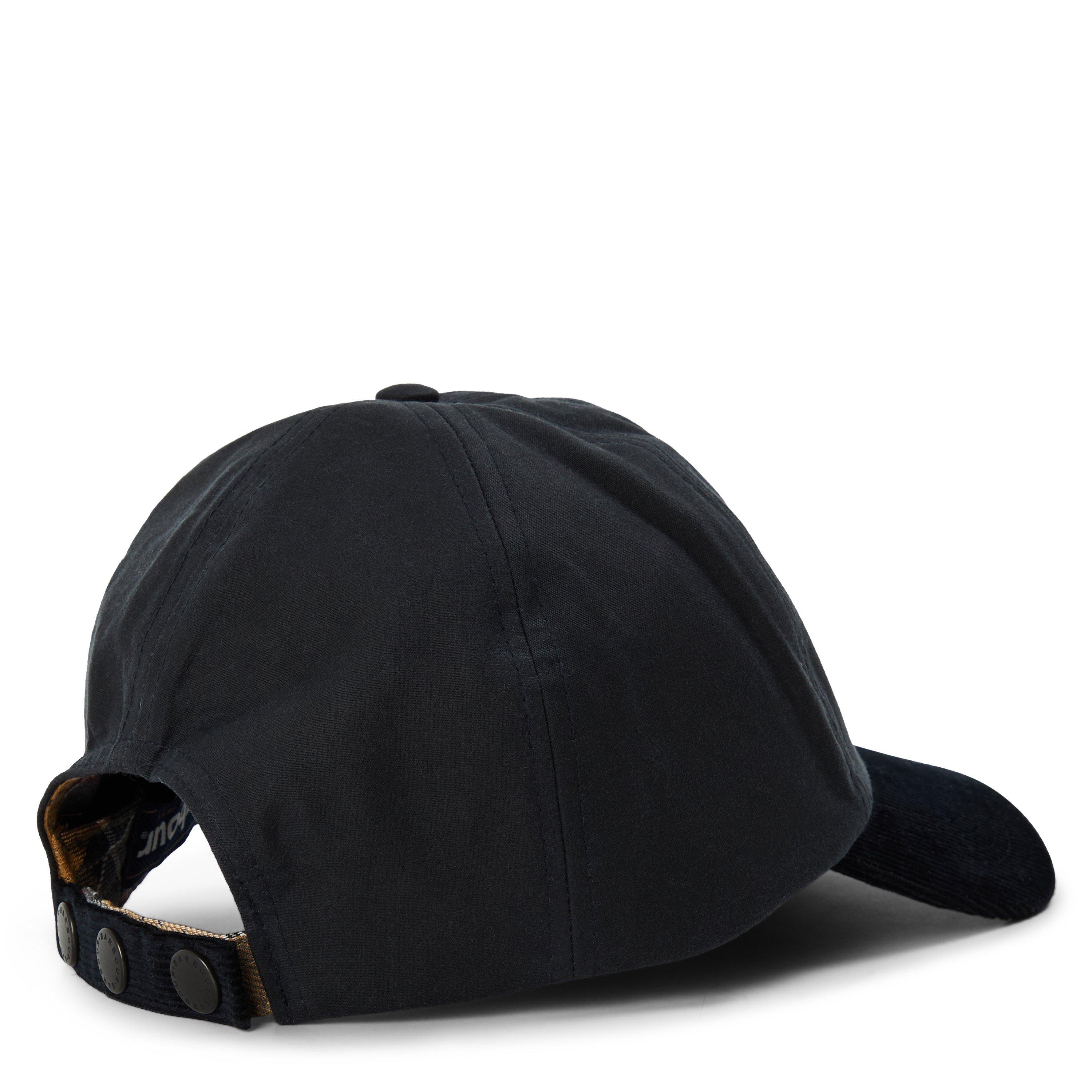 Navy - Barbour - Ashby Wax Baseball Cap - 2