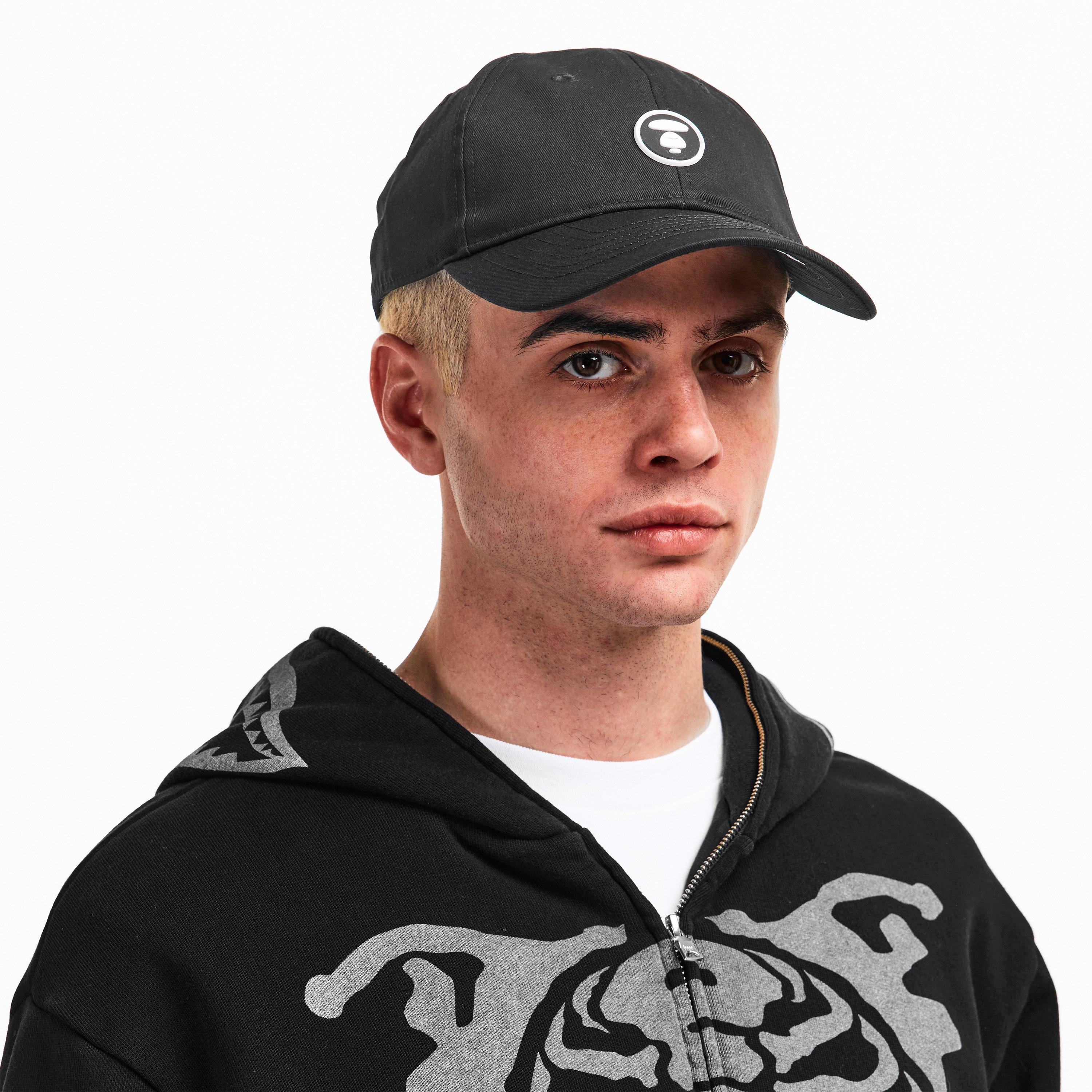 Black - AAPE - Men's Now Baseball Cap - 3