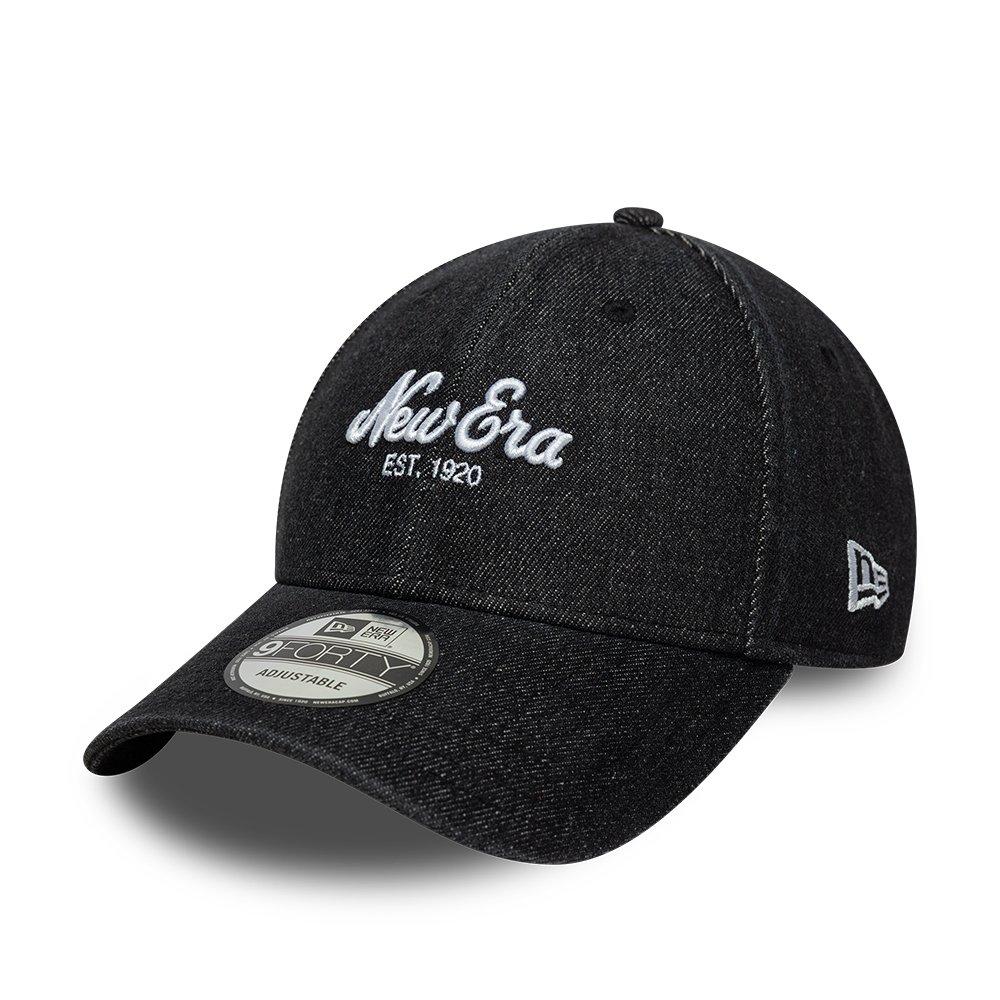 NE Black - New Era - 9FORTY Denim Adjustable Cap - 1